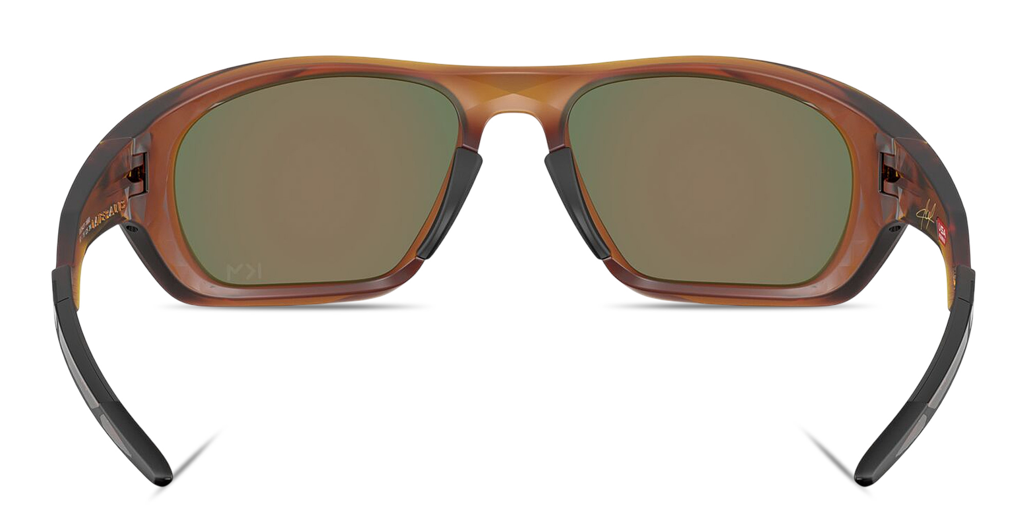 Shop Oakley Lateralis Kylian Mbappé Signature Series Rectangle Sunglasses in Brown online.