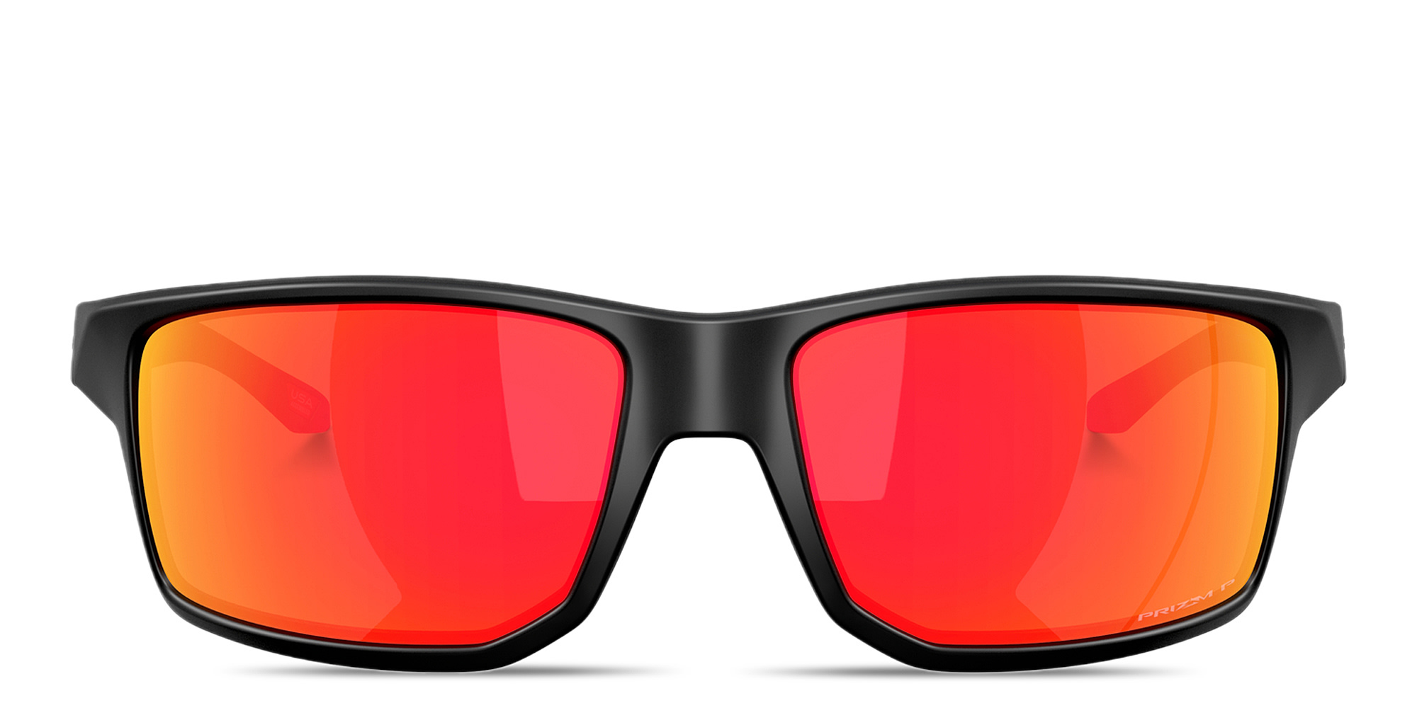 Shop Oakley Gibston XL Rectangle Sunglasses in Matte Black online.