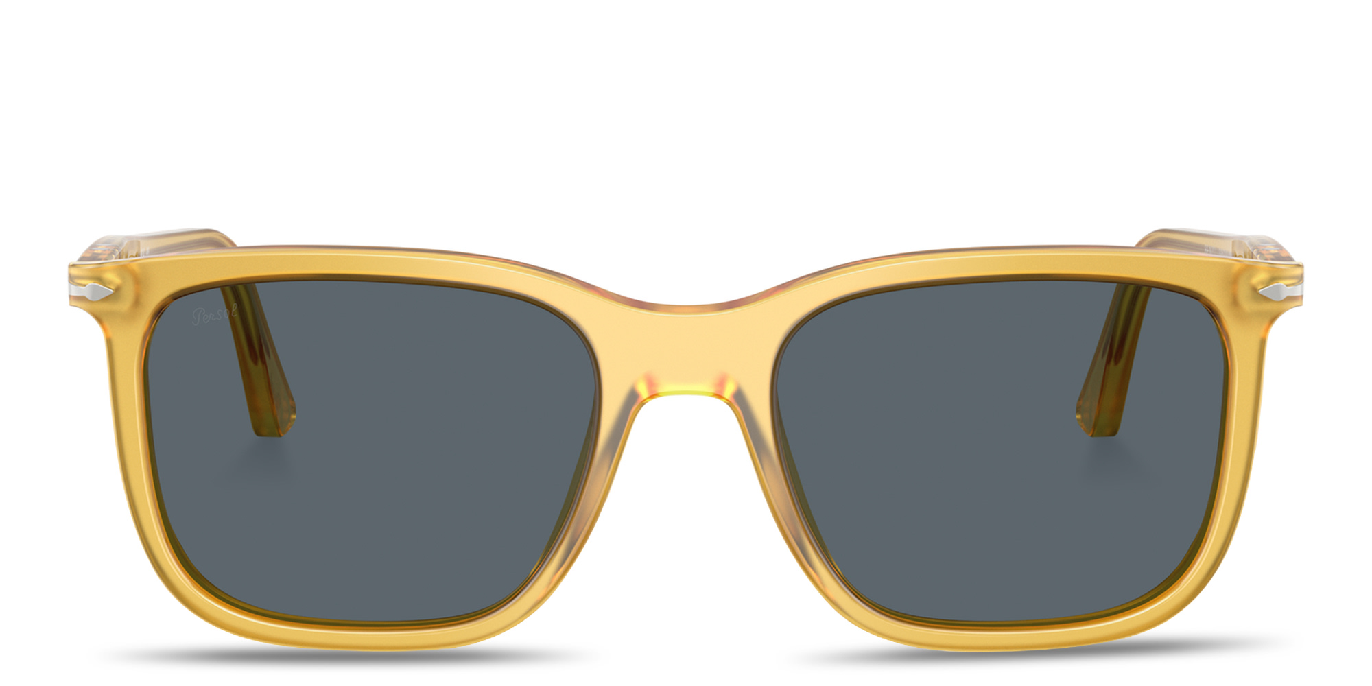 Shop PERSOL Renzo Unisex Rectangle Sunglasses in Miele online.