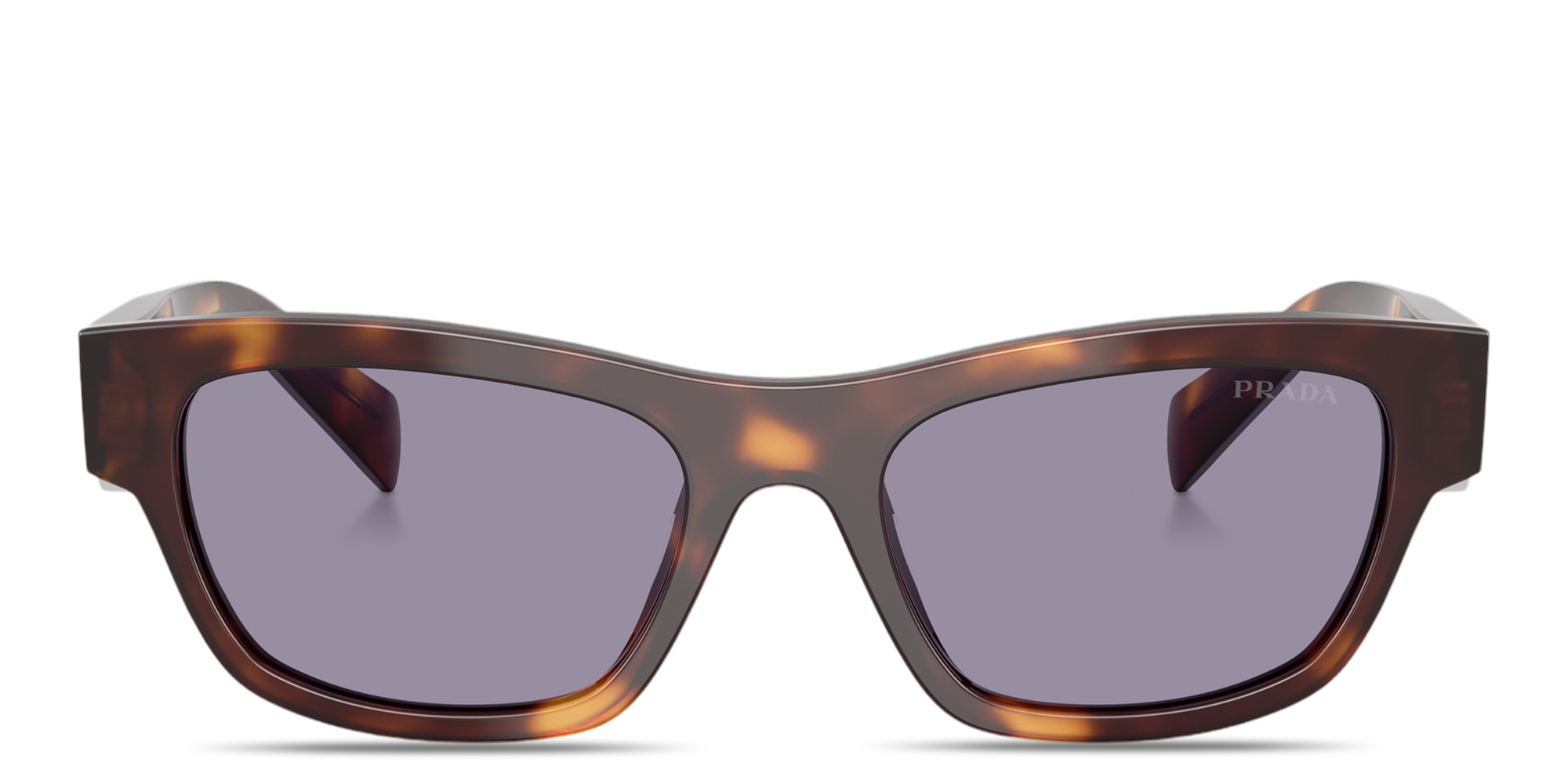 PRADA Triangle Logo Butterfly Sunglasses in Classic Tortoise – Product Photo 1