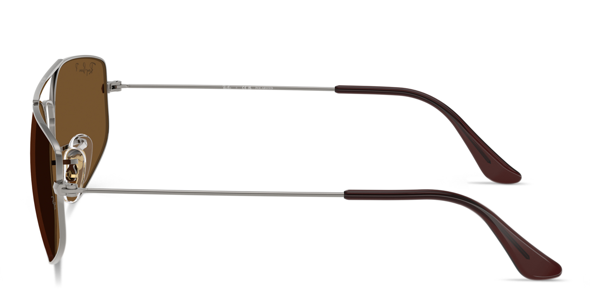 Shop Ray-Ban Explorer 5 Unisex Irregular Sunglasses in Gunmetal online.