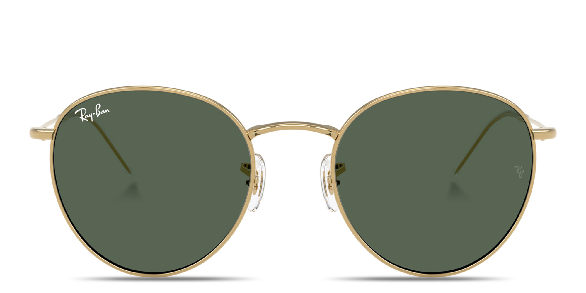 Shop Ray-Ban Round Reverse Unisex Panthos Sunglasses in Arista online.