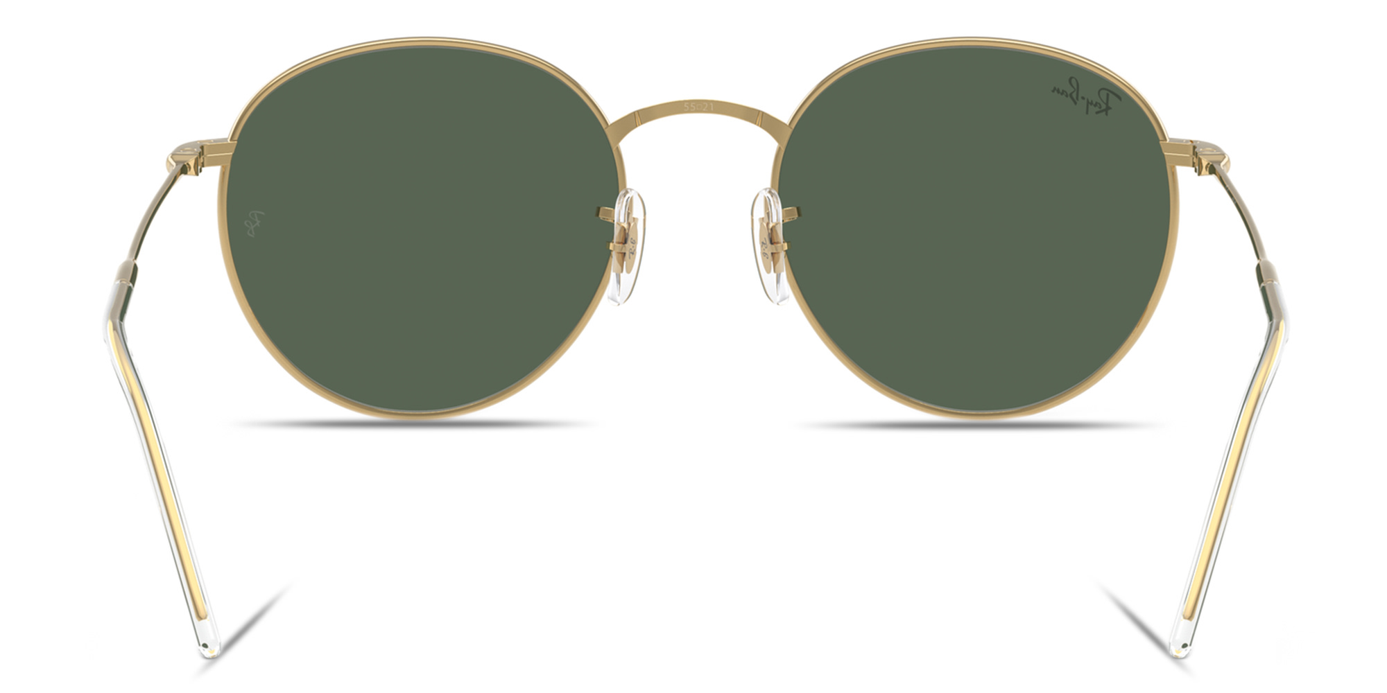 Shop Ray-Ban Round Reverse Unisex Panthos Sunglasses in Arista online.