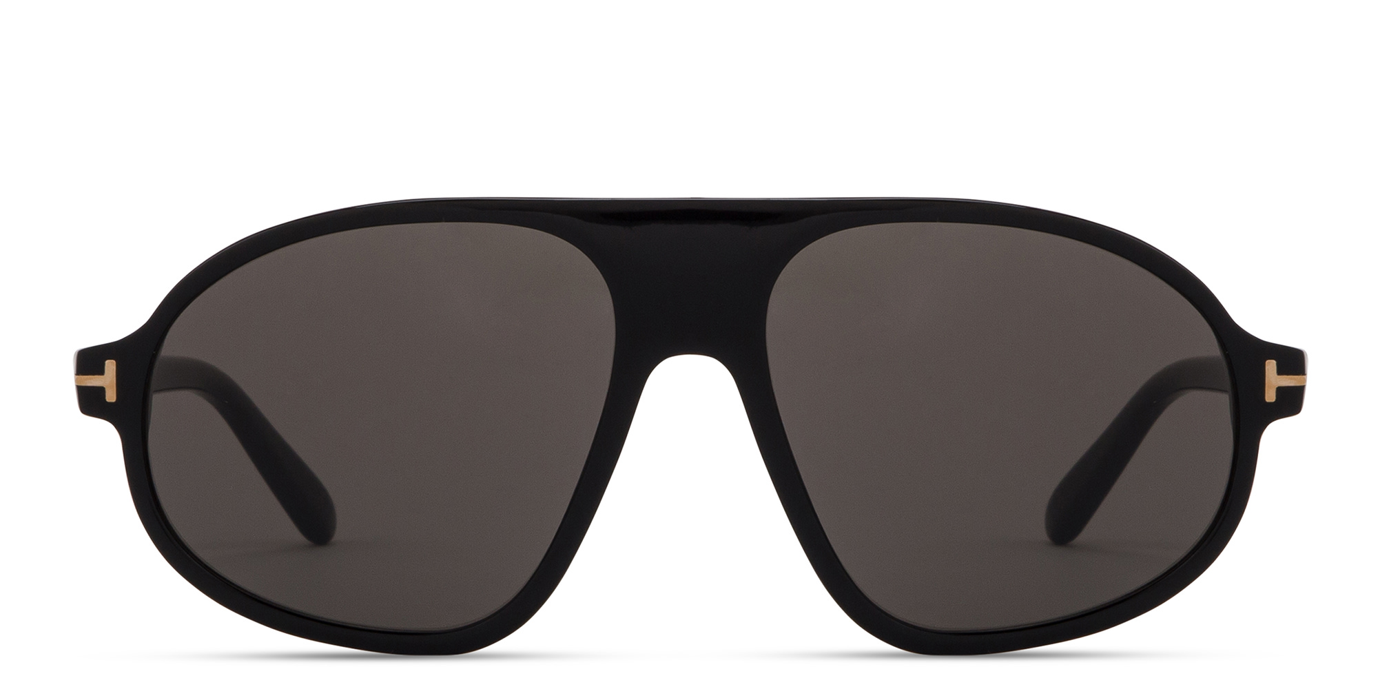 TOM FORD Erol Pilot Sunglasses in Shiny Black – Product Photo 1