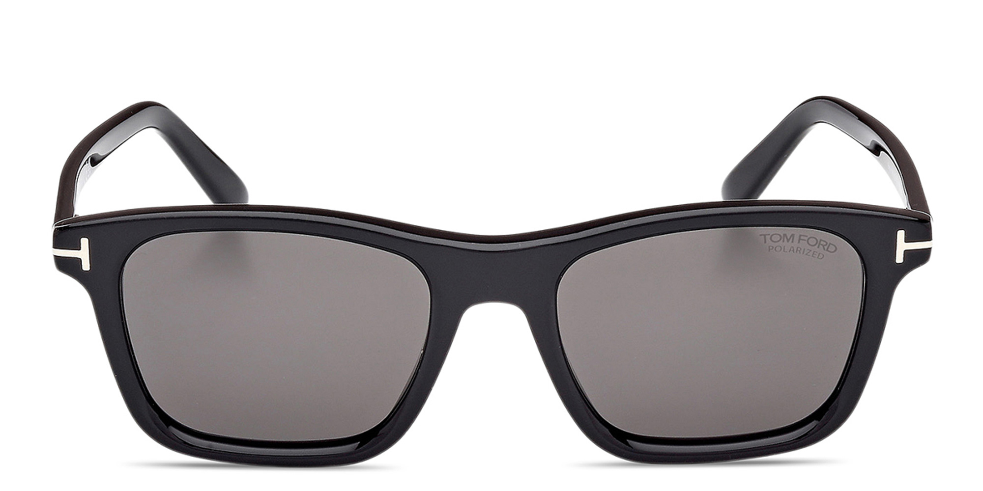 Shop TOM FORD Barron Square Sunglasses in Black online.