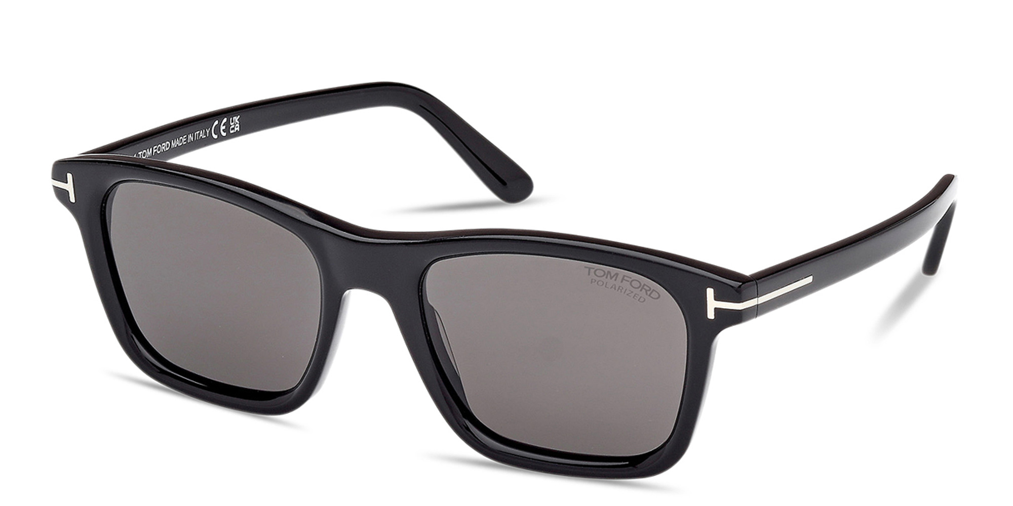 Shop TOM FORD Barron Square Sunglasses in Black online.