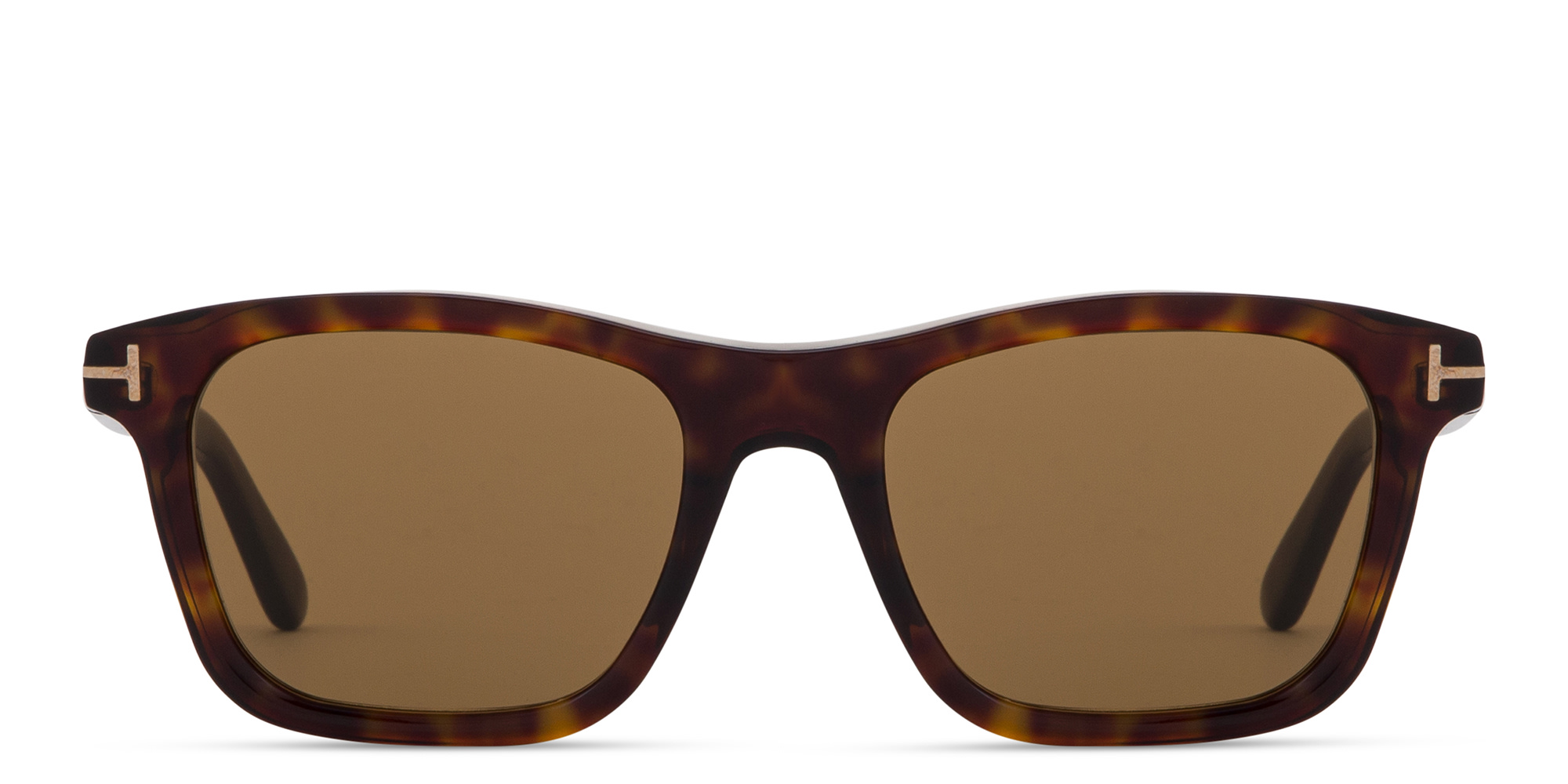Shop TOM FORD Barron Square Sunglasses in Havana online.
