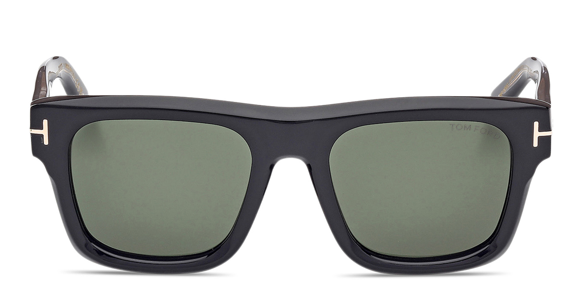 TOM FORD Icon Square Sunglasses in Shiny Black – Product Photo 1