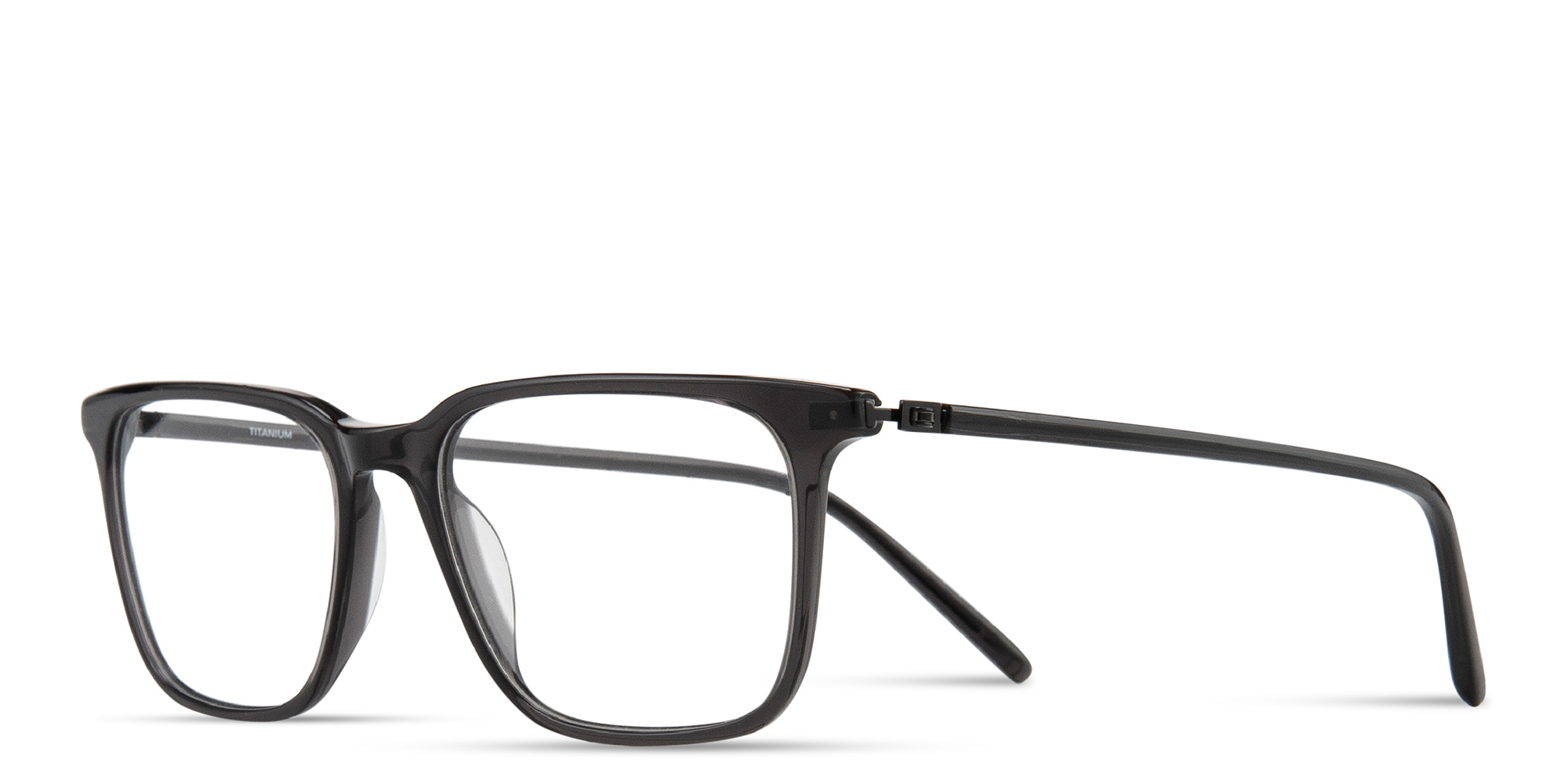 Shop MONOSTROM Rectangle Eyeglasses in Black online.