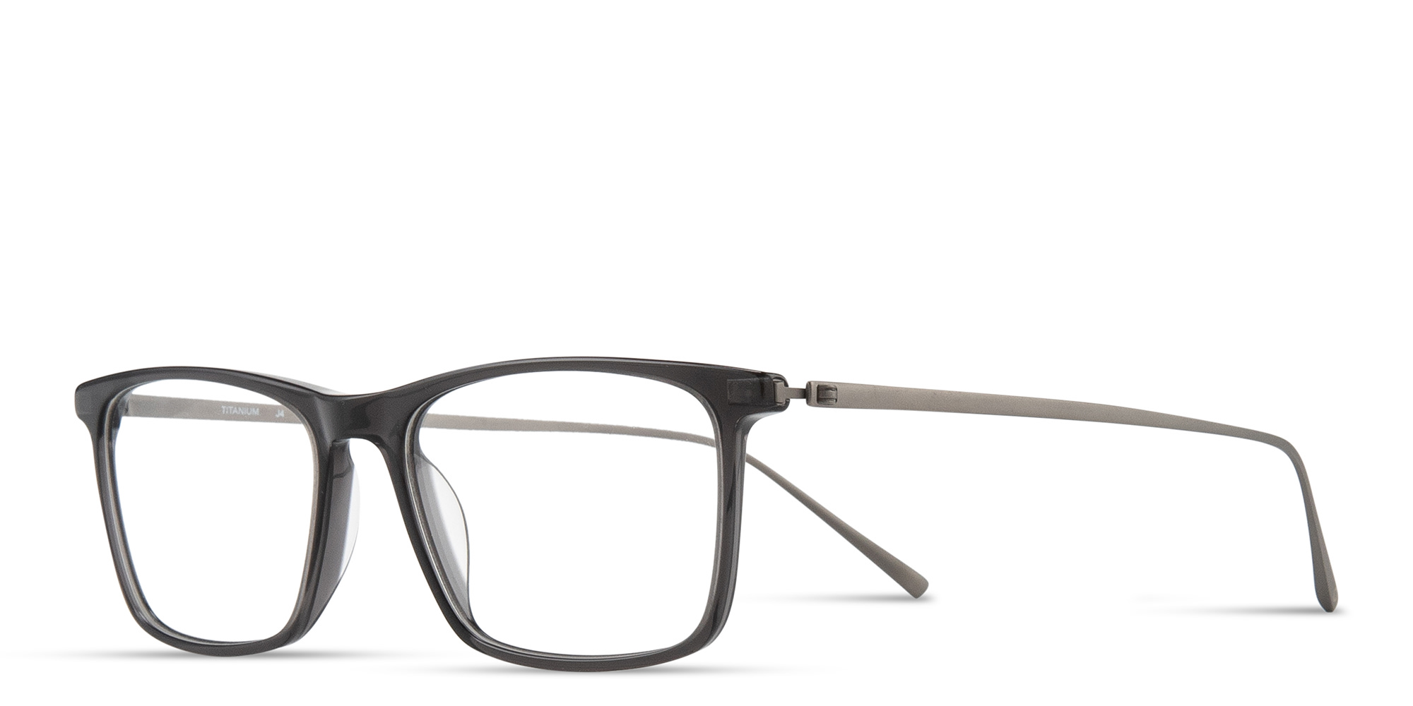 Shop MONOSTROM Rectangle Eyeglasses in Black online.