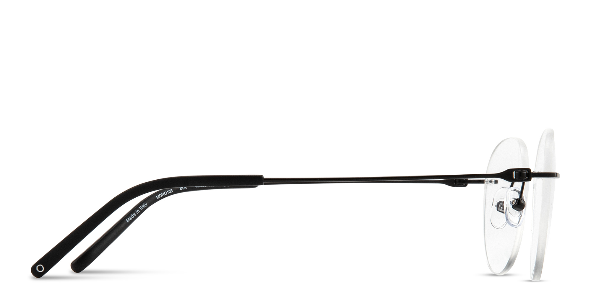تسوق نظارات طبية طراز بانتوس بدون إطار MONOSTROM بلون أسود أونلاين.