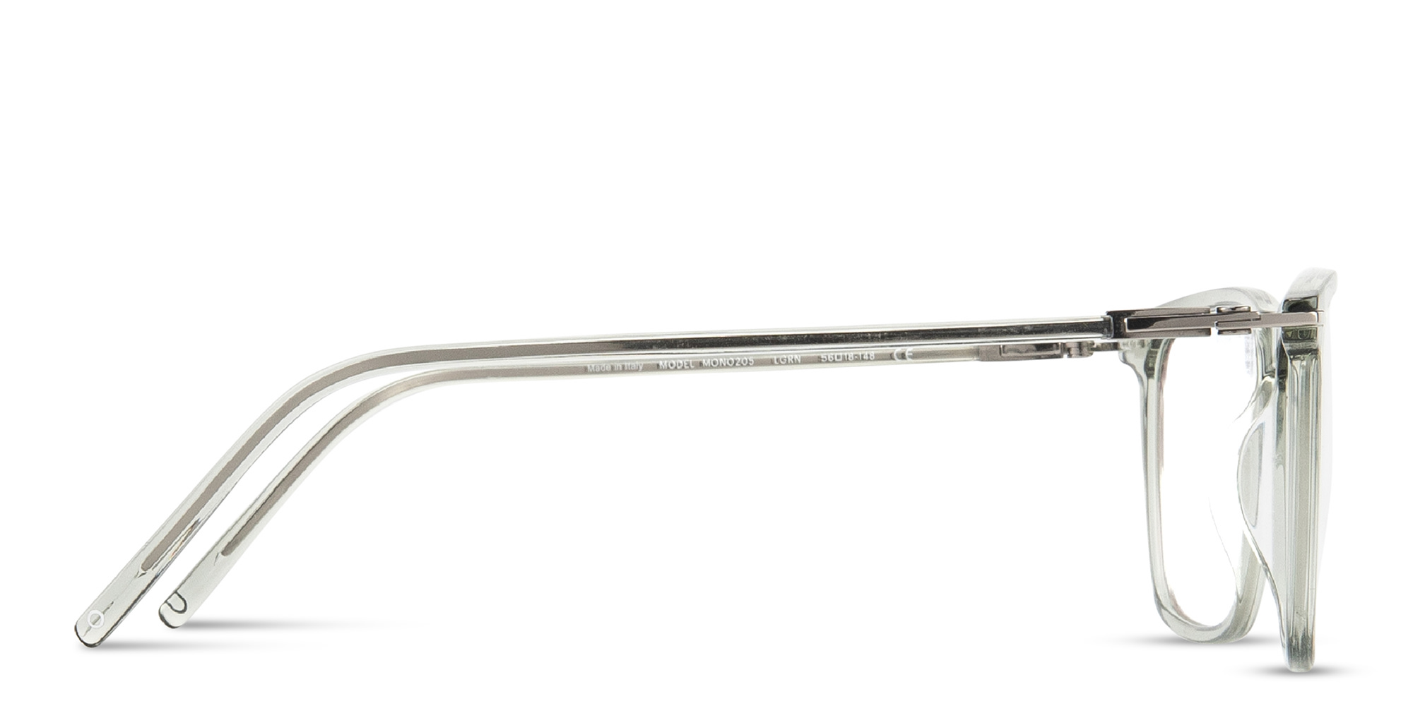 تسوق نظارات طبية مربّعة واسعة MONOSTROM بلون أخضر شفاف أونلاين.