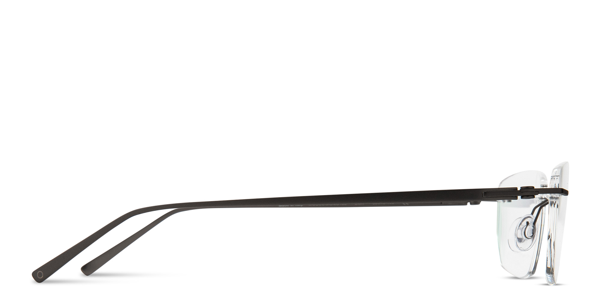 Shop MONOSTROM Rimless Wide Irregular Eyeglasses in Grey online.