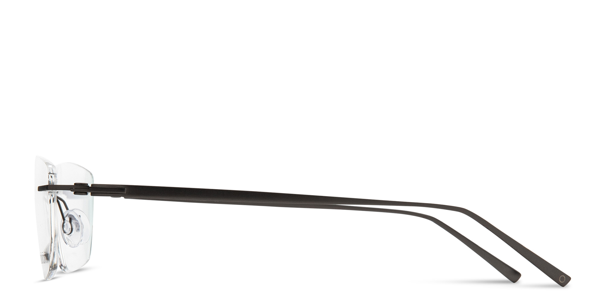 Shop MONOSTROM Rimless Wide Irregular Eyeglasses in Grey online.