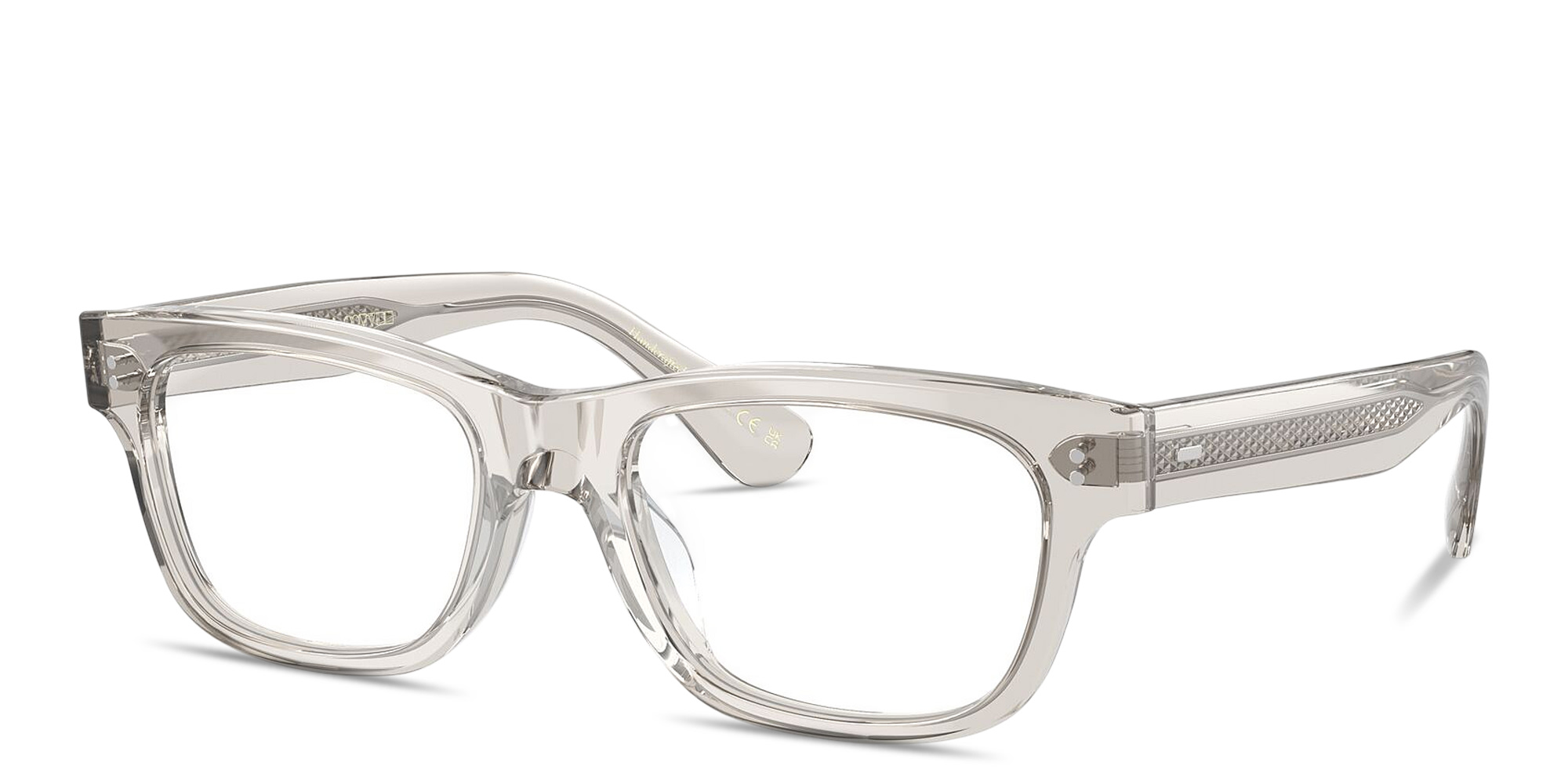 Shop OLIVER PEOPLES Rosson Unisex Rectangle Eyeglasses in Black Diamond online.