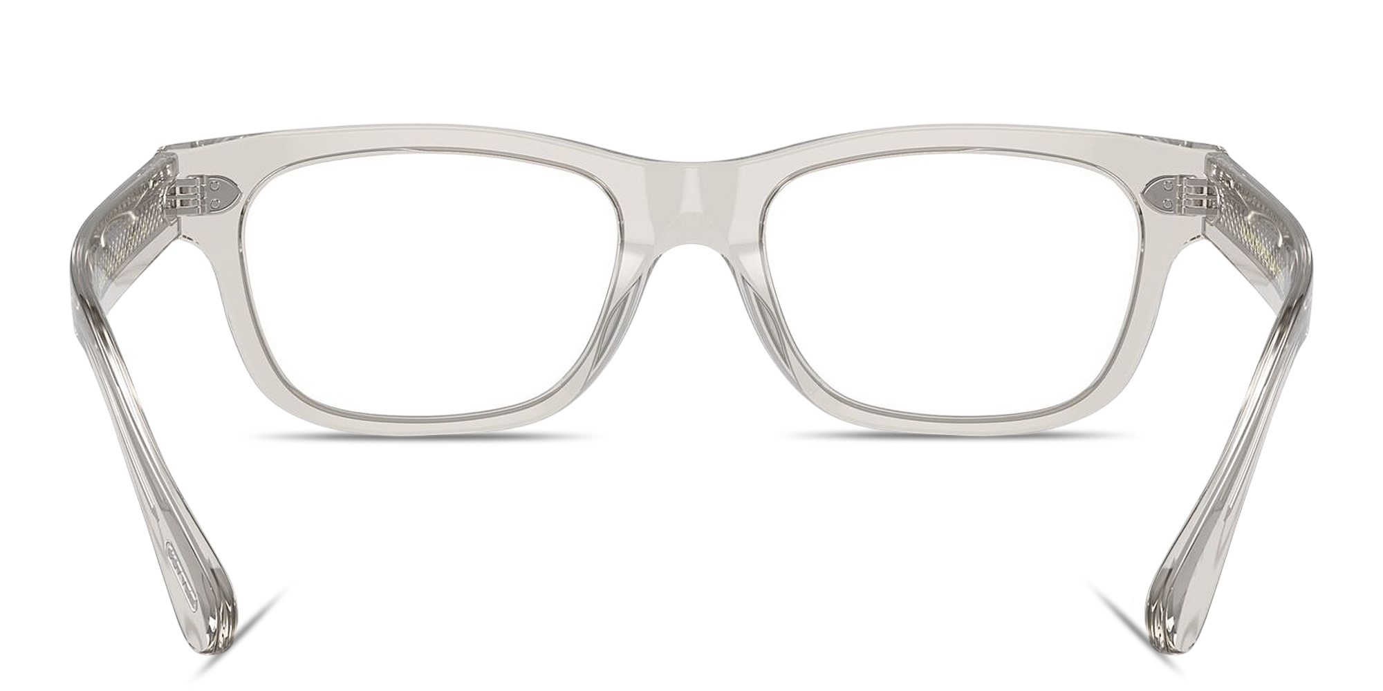 Shop OLIVER PEOPLES Rosson Unisex Rectangle Eyeglasses in Black Diamond online.