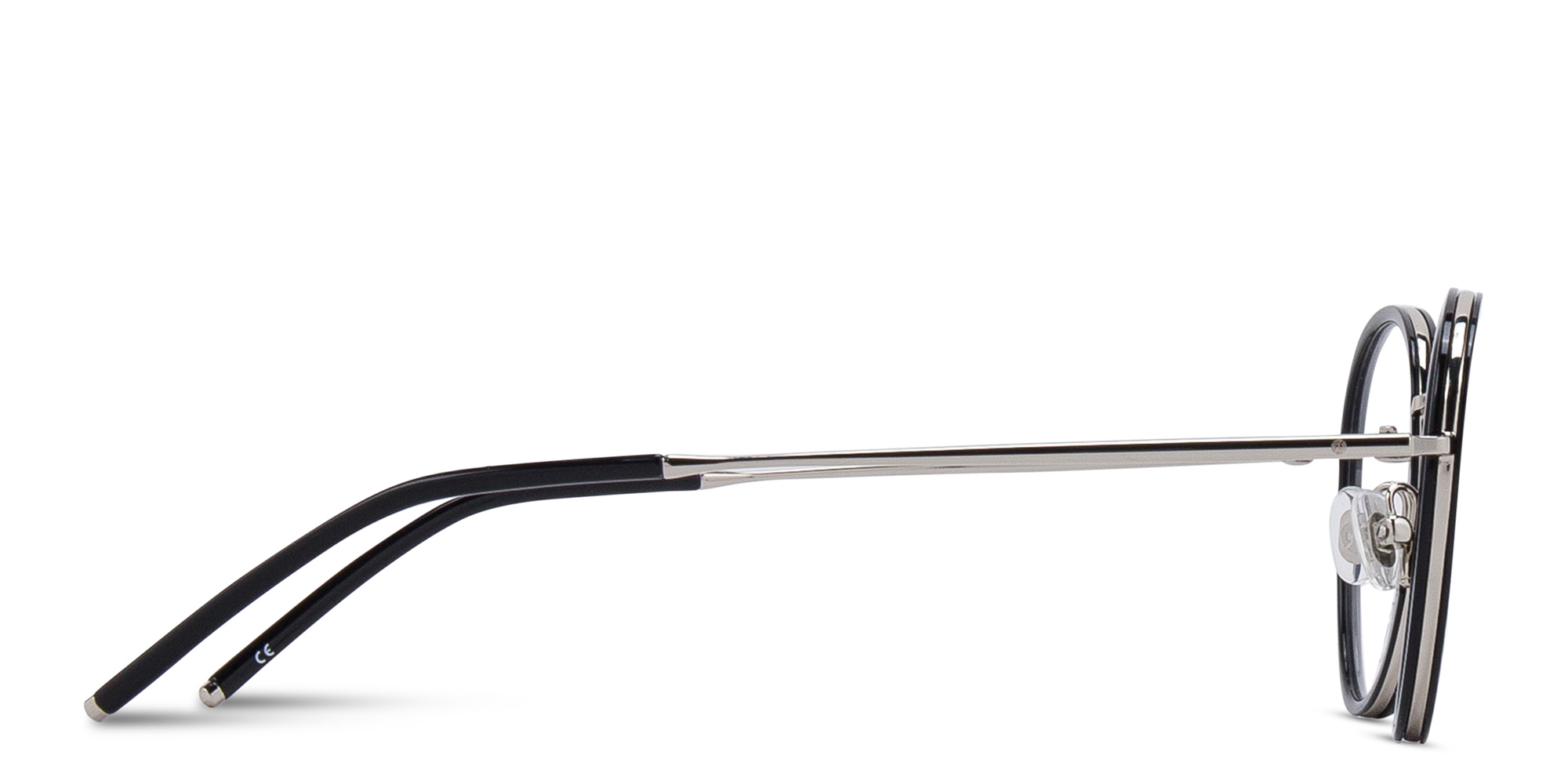 Shop EYE'M Panthos Eyeglasses in Silver online.