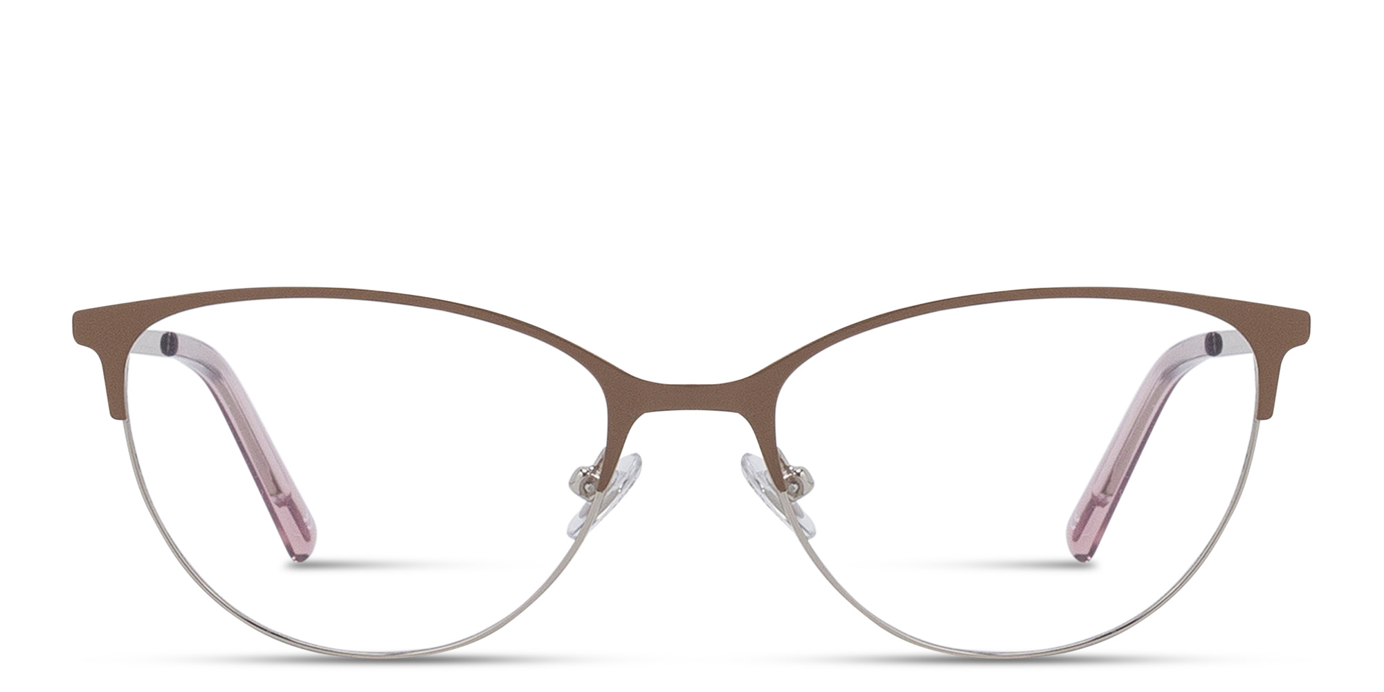 تسوق نظارات طبية طراز كات آي EYE'M بلون ذهبي أونلاين.