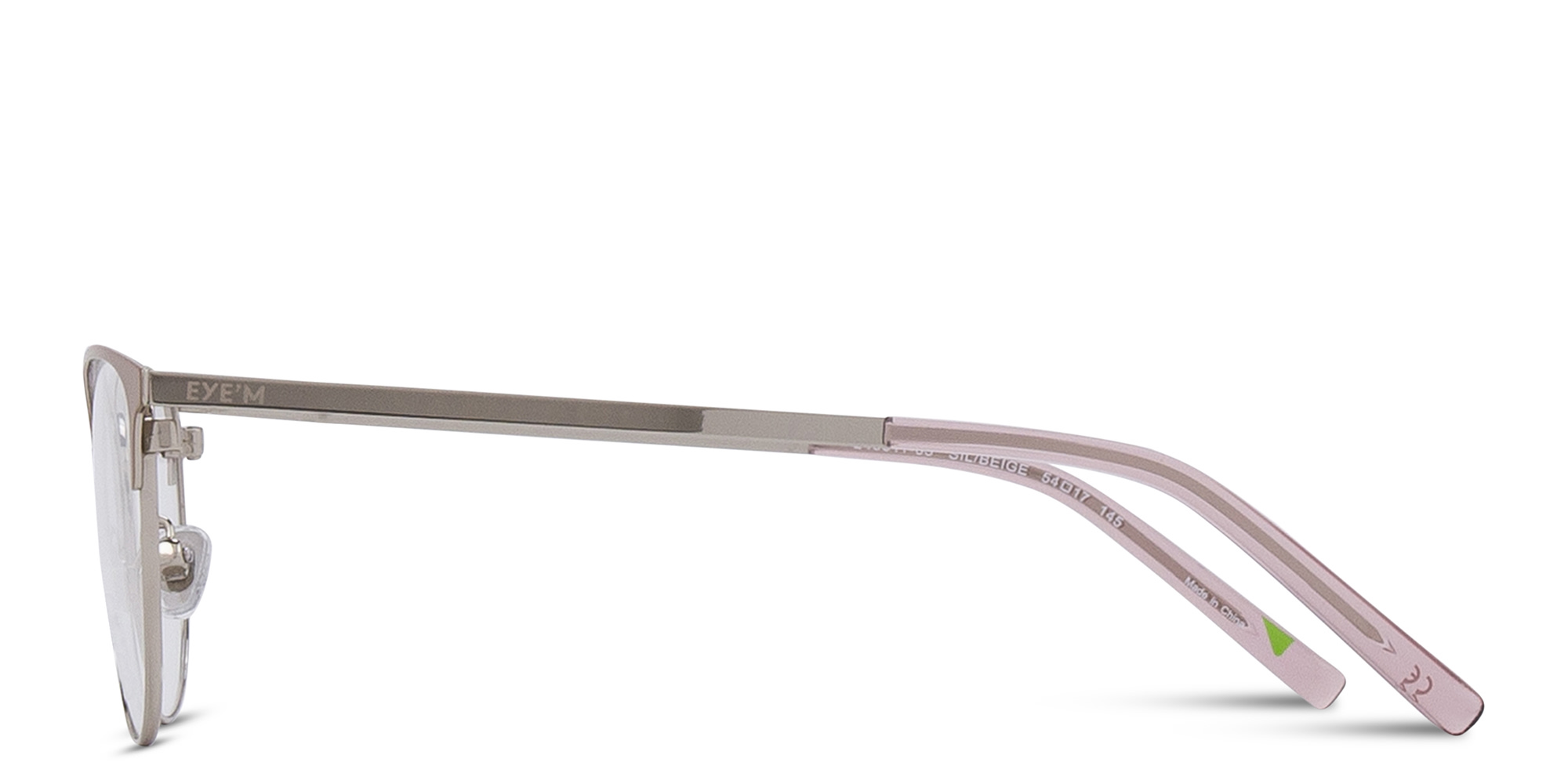 EYE'M Cat-Eye Eyeglasses in Gold – Product Photo 4