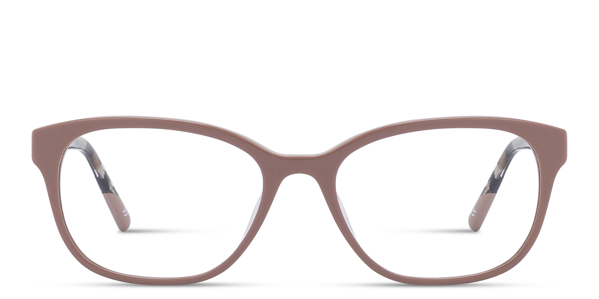 Shop EYE'M Pillow Eyeglasses in Beige online.