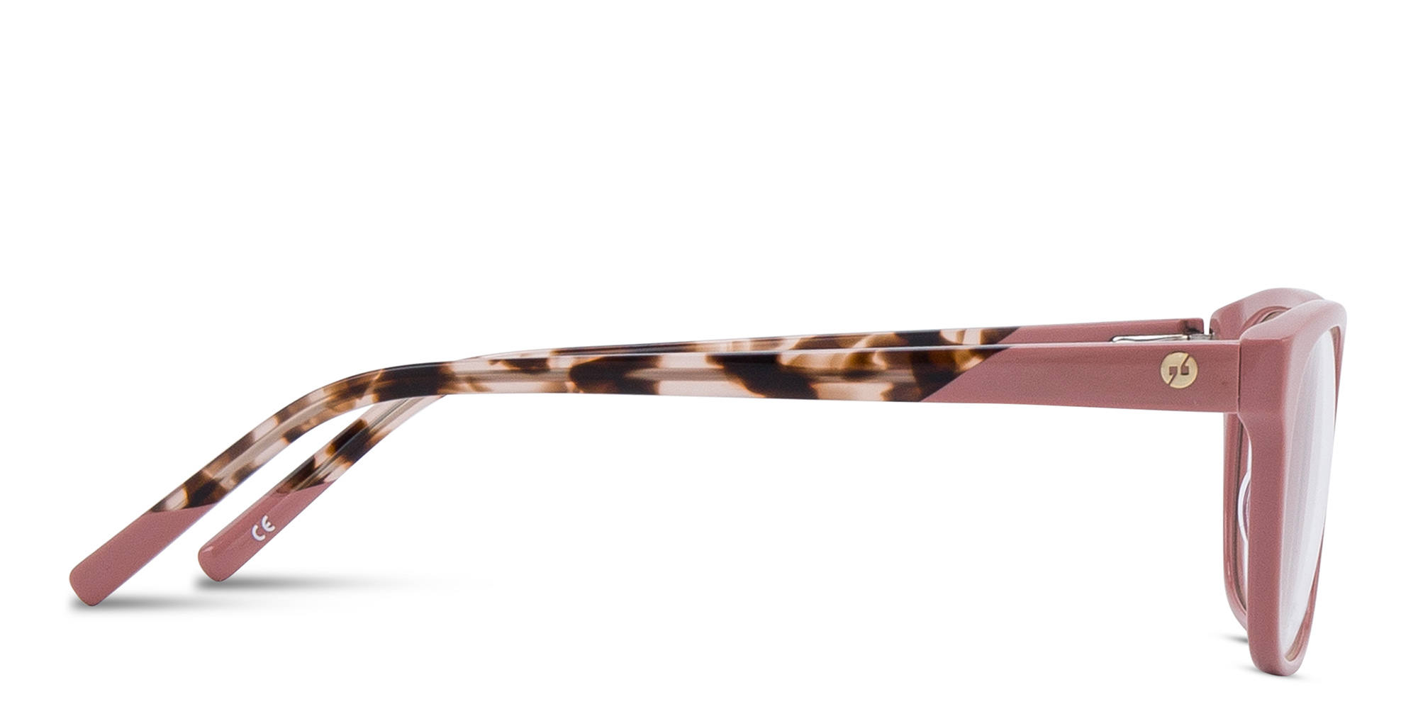 Shop EYE'M Pillow Eyeglasses in Nude online.