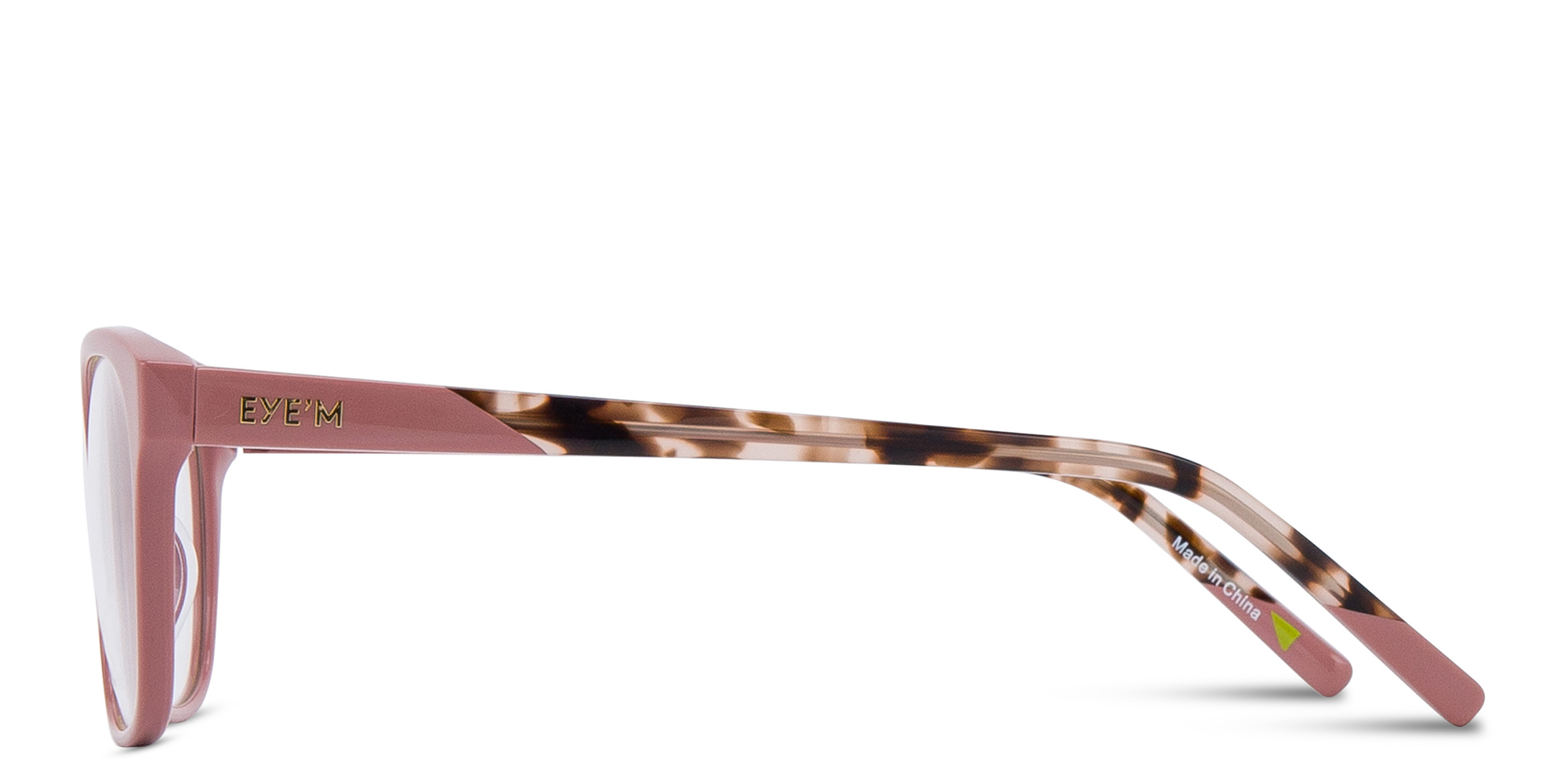 Shop EYE'M Pillow Eyeglasses in Nude online.