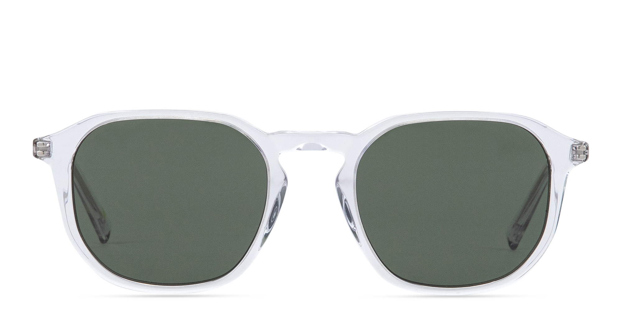 Shop EYE'M Square Sunglasses in Clear online.