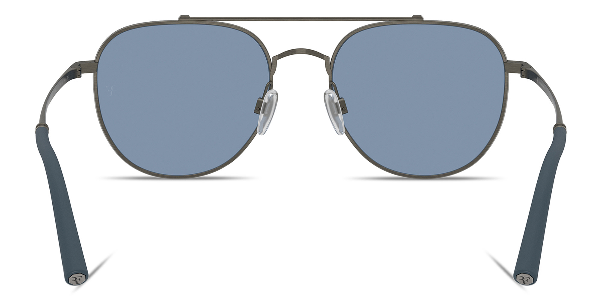 OLIVER PEOPLES R-10 Unisex Pilot Sunglasses in Pewter – Product Photo 4