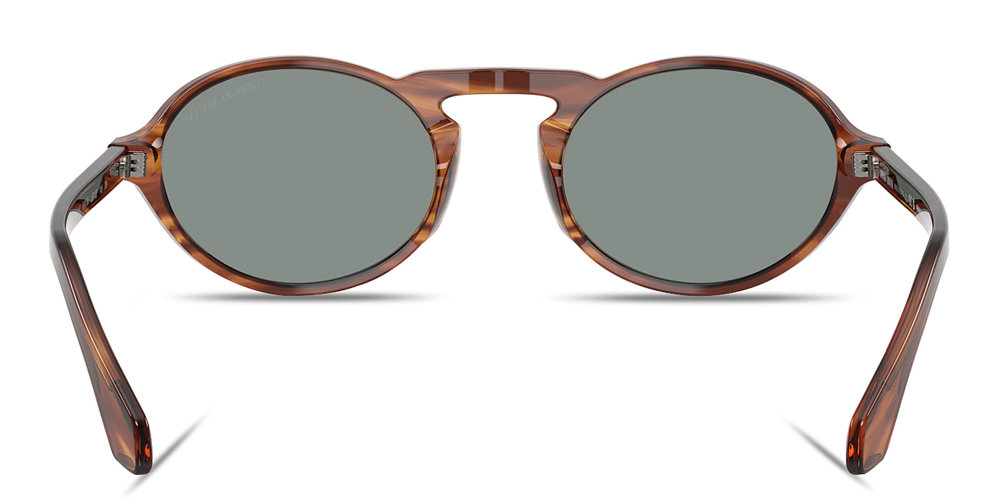 New Vintage Giorgio Armani GA 633 Oval Sunglasses C. 807 Brushed Gold 51mm  Italy | eBay