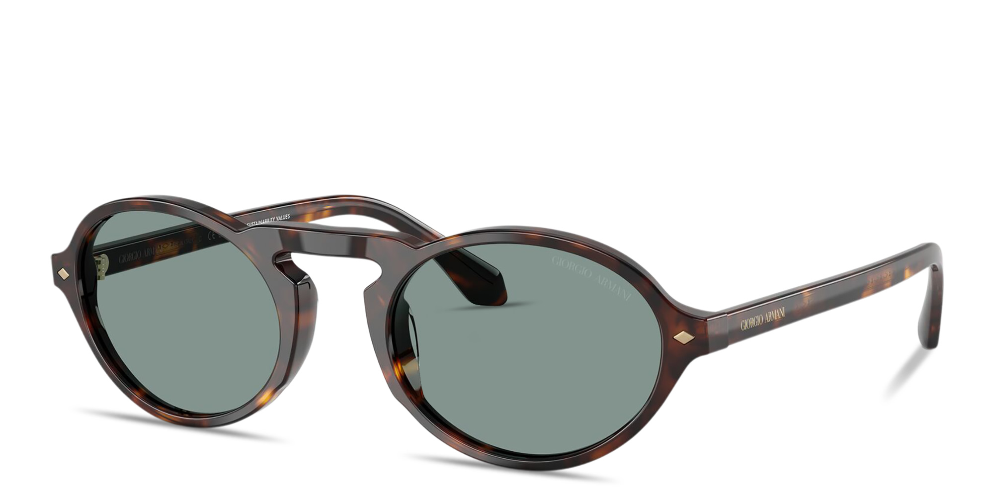 小物 Giorgio Armani Oval Shape Sunglasses Buy GIORGIO ARMANI Logo Print Oval Sunglasses Online