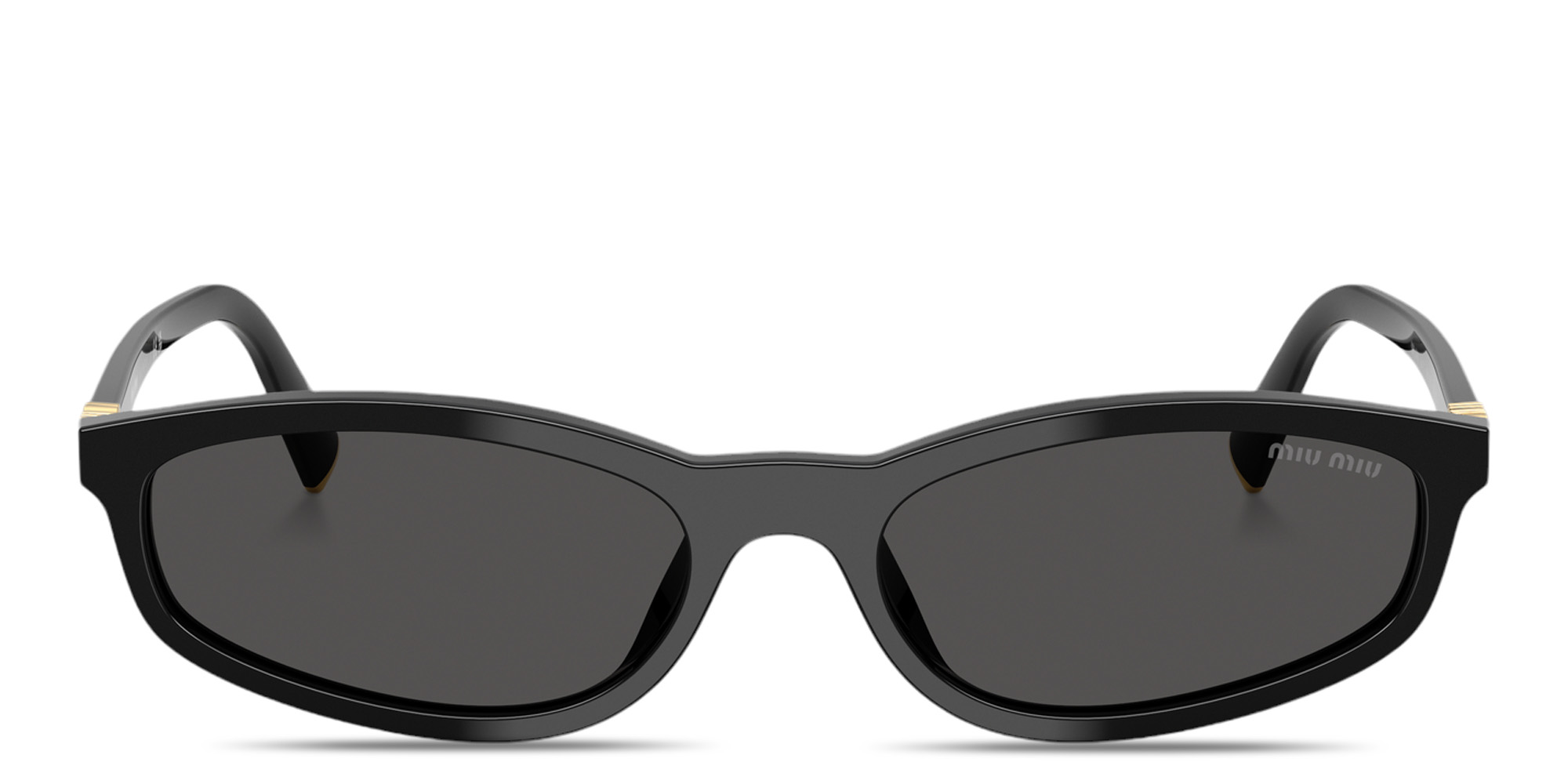 みーた垢 Miu Miu sunglasses Vertical Logo Irregular Sunglasses