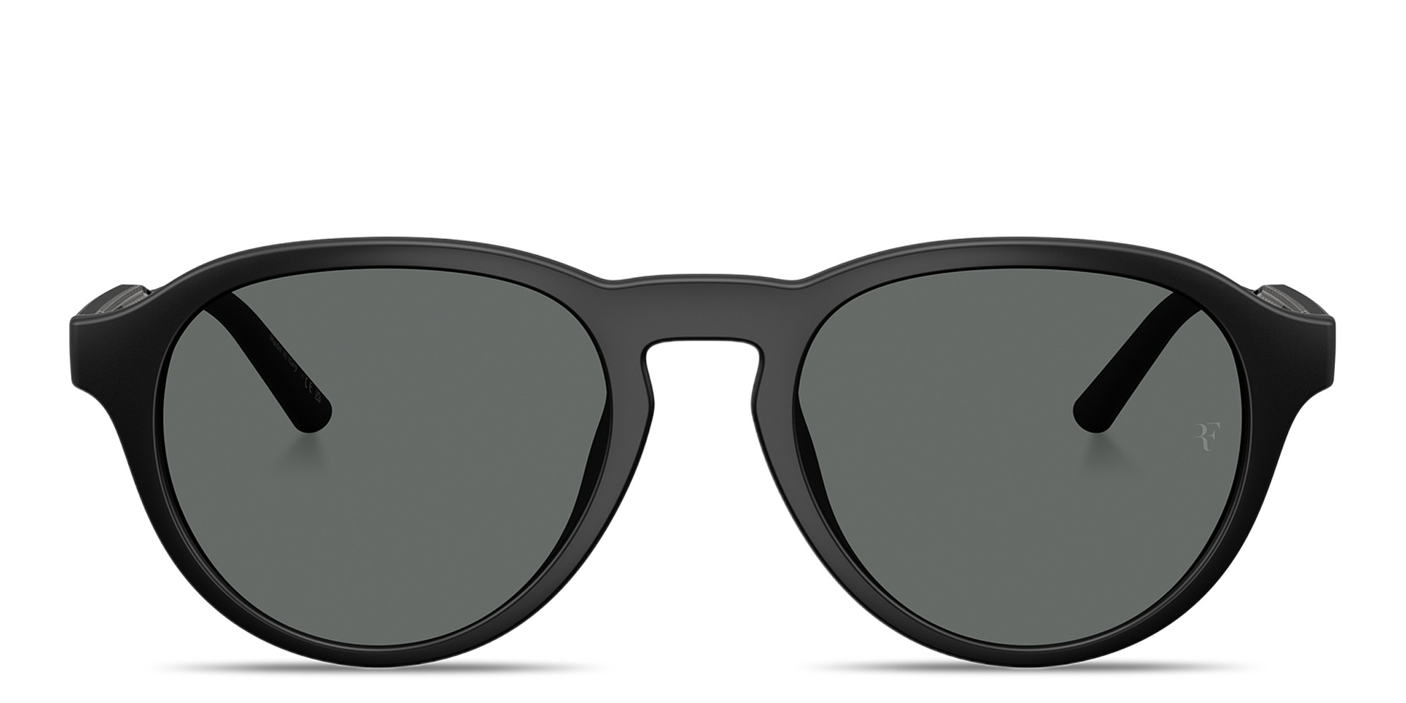OLIVER PEOPLES R-8 Unisex Panthos Sunglasses in Semi-Matte Black – Product Photo 1
