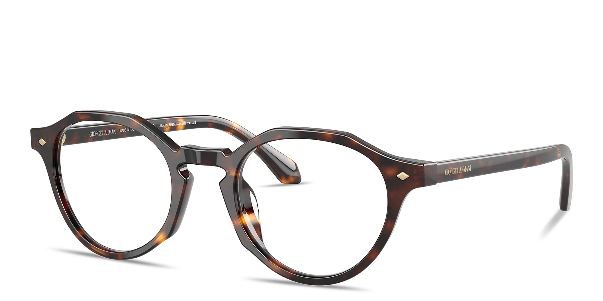 GIORGIO ARMANI Armani Code Panthos Eyeglasses in Havana – Product Photo 2