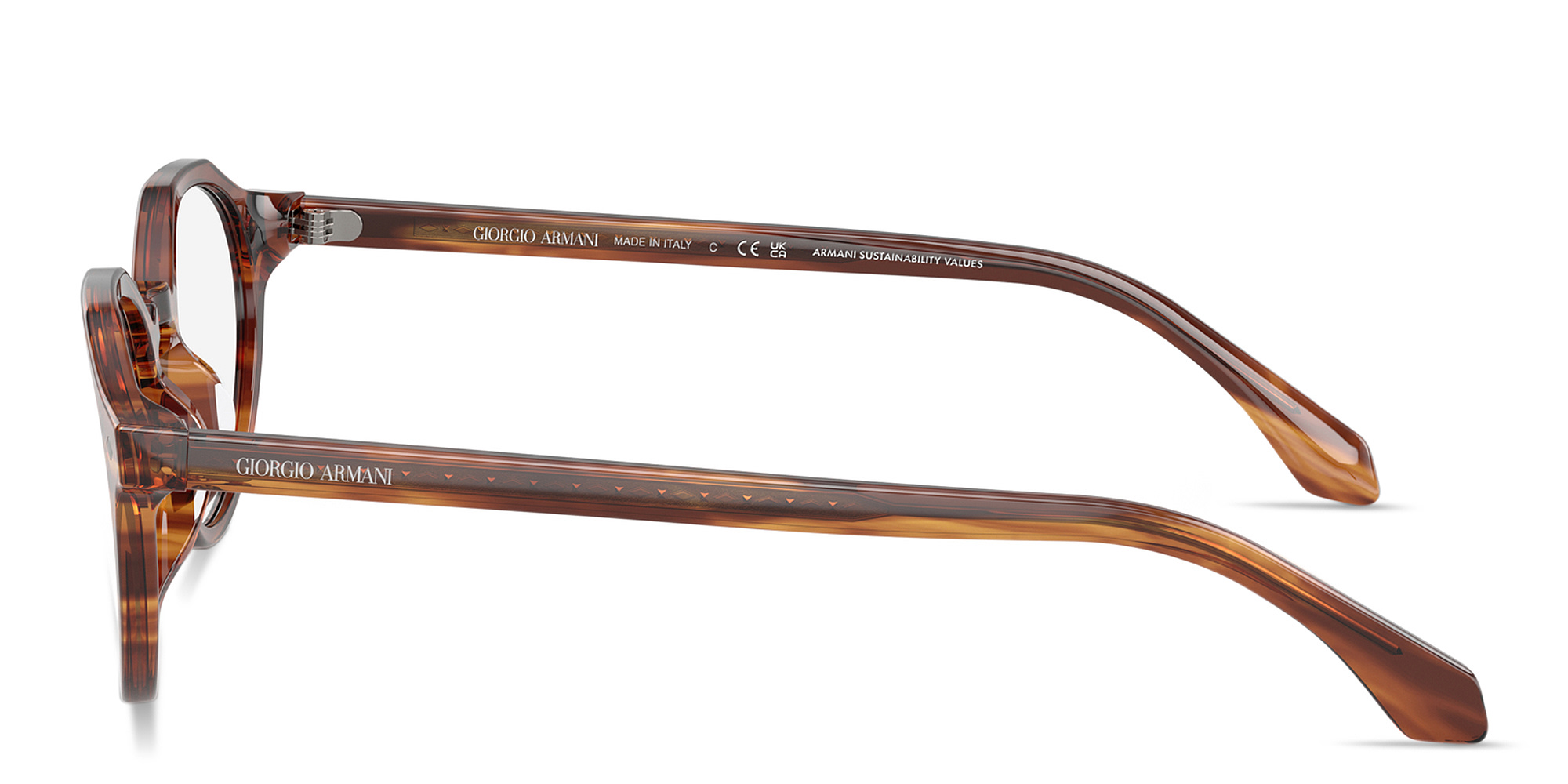 GIORGIO ARMANI Armani Code Panthos Eyeglasses in Brown – Product Photo 3