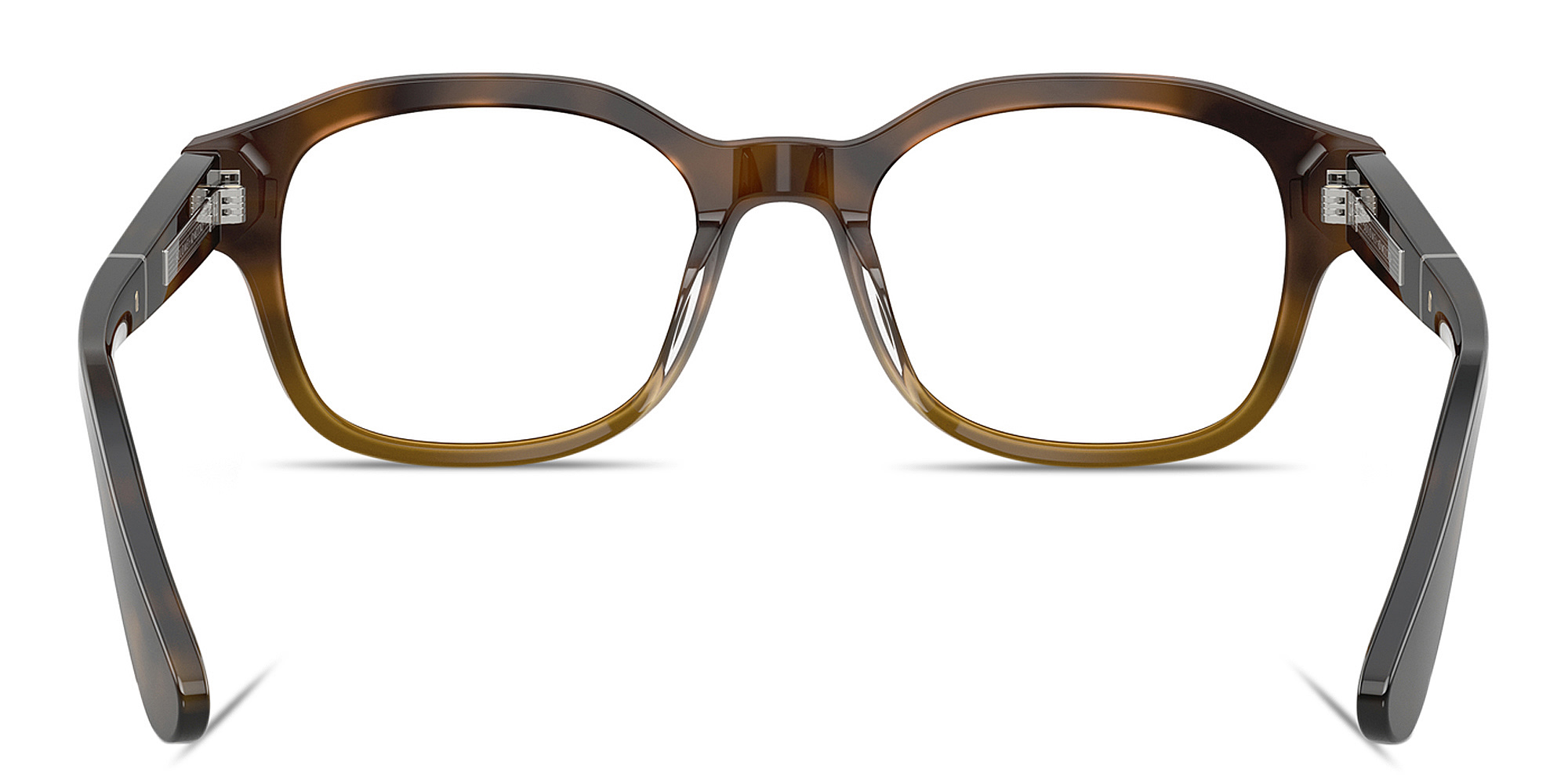 Shop BRUNELLO CUCINELLI Sartorial Sunset Square Eyeglasses in Havana Ivy online.