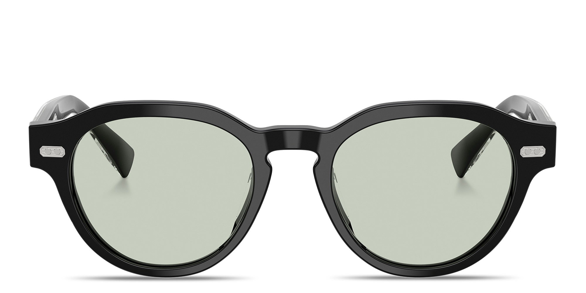 Shop BRUNELLO CUCINELLI Iconic Meridian Round Eyeglasses in Black online.