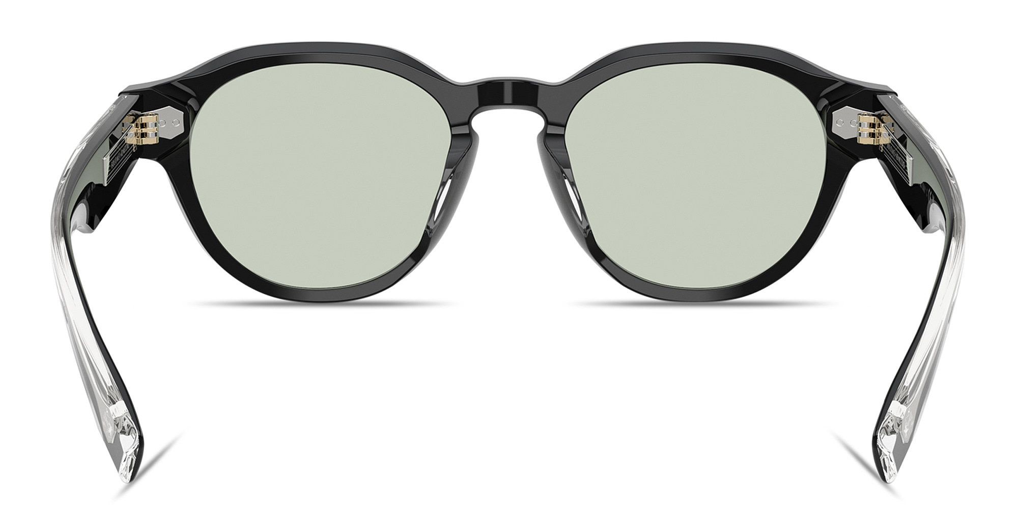 Shop BRUNELLO CUCINELLI Iconic Meridian Round Eyeglasses in Black online.
