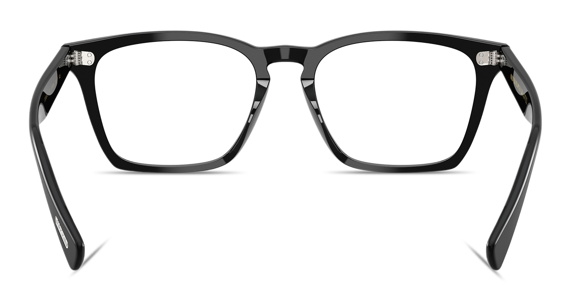 Shop OLIVER PEOPLES Rafkin Rectangle Eyeglasses in Black online.