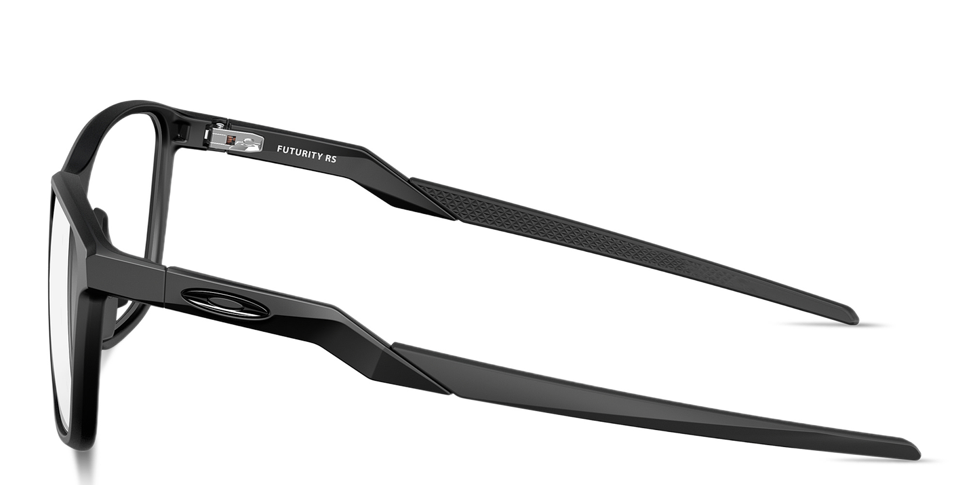 Oakley Futurity RS Square Eyeglasses in Satin Black – Product Photo 3