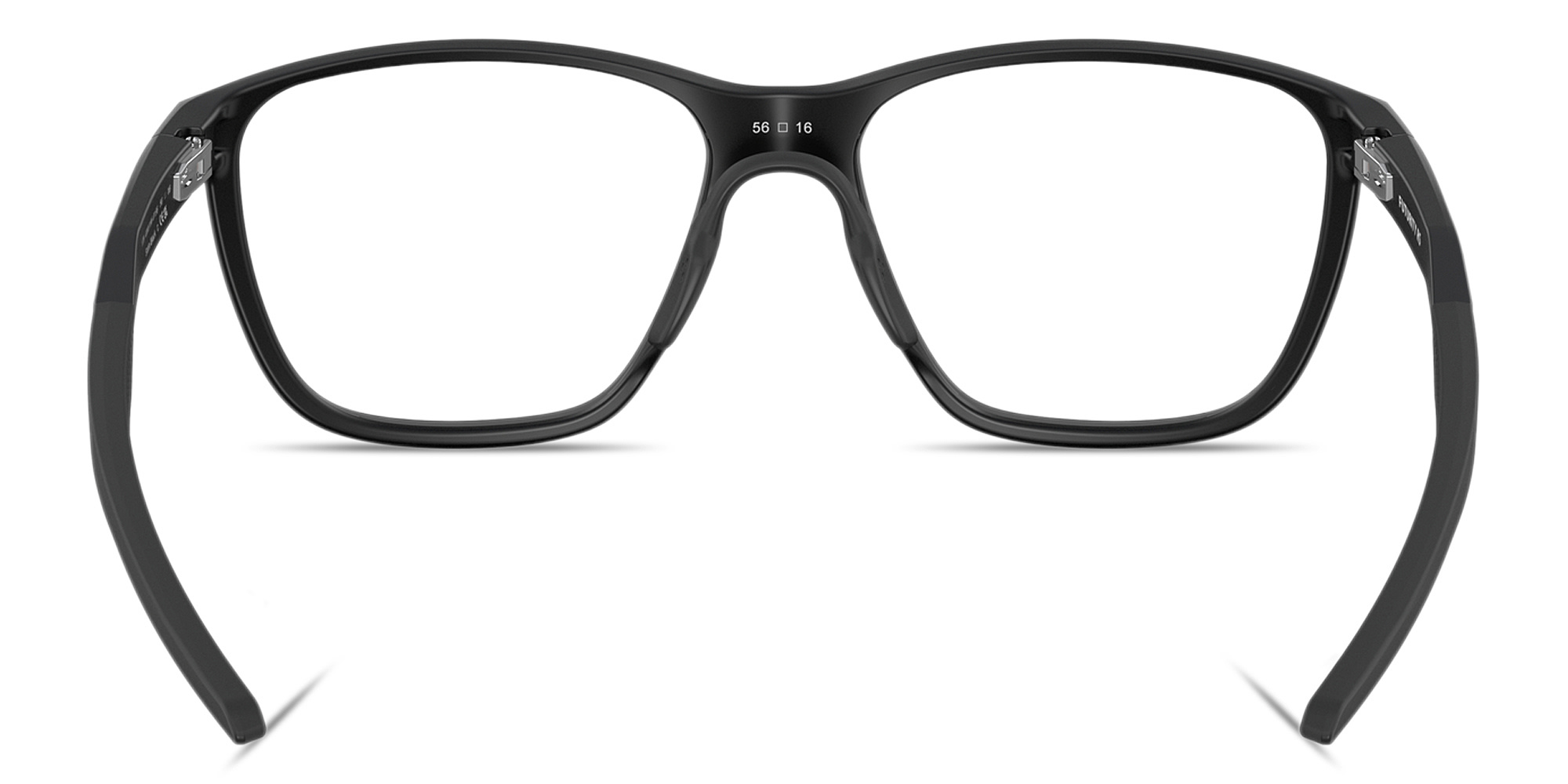 Oakley Futurity RS Square Eyeglasses in Satin Black – Product Photo 4