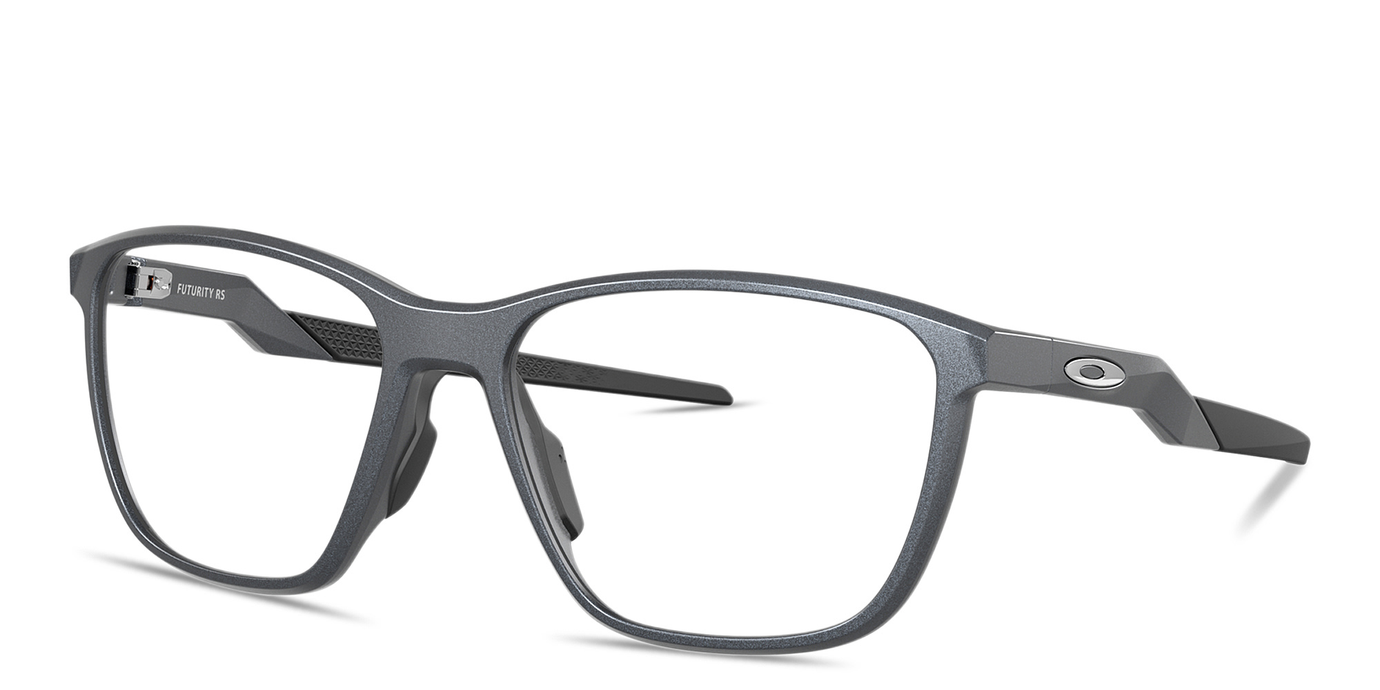 تسوق نظارات طبية فيوتشوريتي آر إس بإطار مربّع واسع اوكلي بلون أزرق فولاذي مطفي أونلاين.