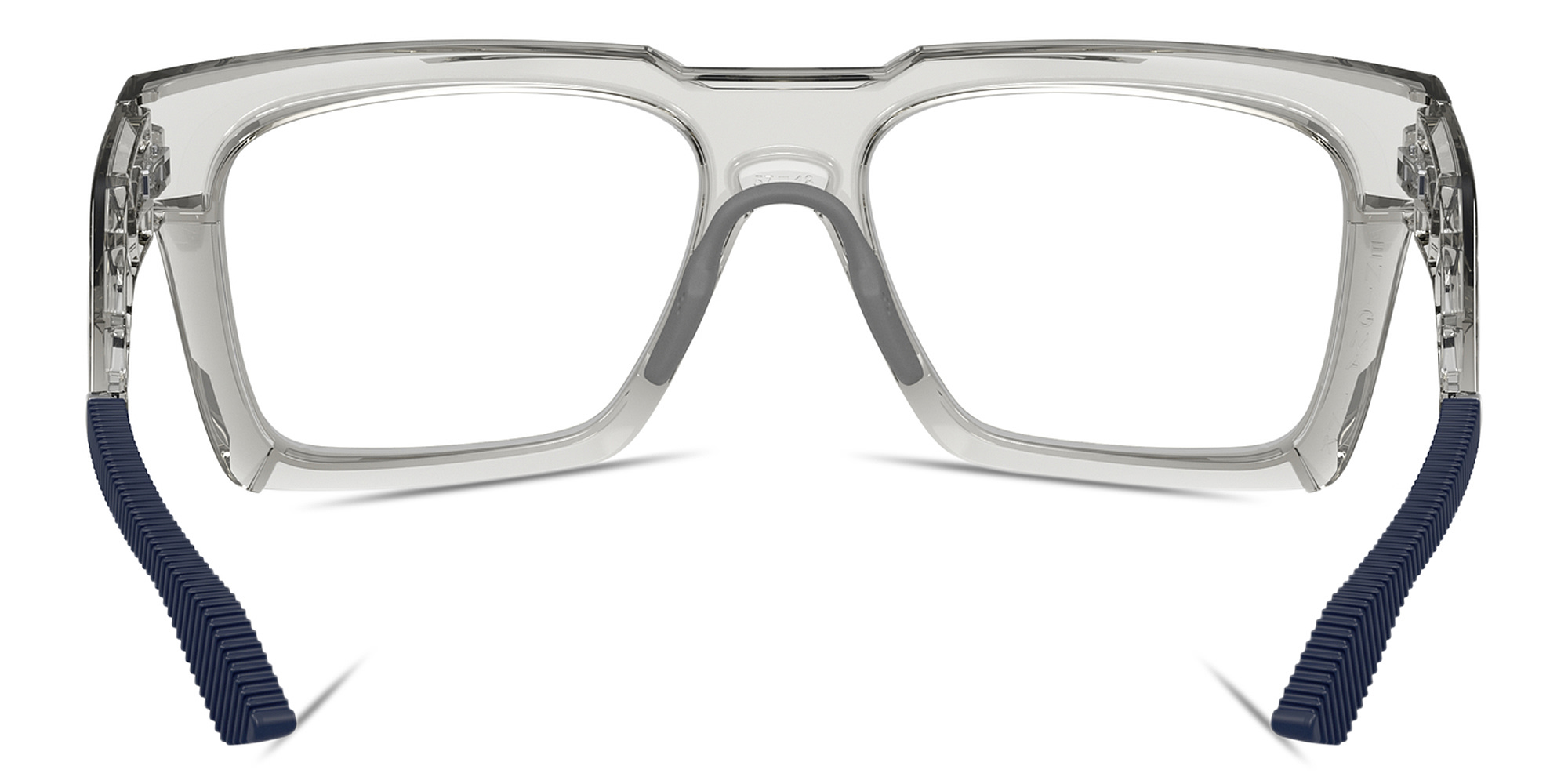 Shop Oakley Enigma Ink Unisex Wide Square Eyeglasses in Grey Shadow online.