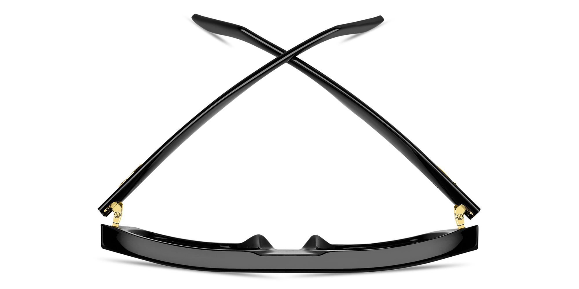 تسوق نظارات شمسية مستطيلة للجنسين بشعار بيغاسوس إيترو بلون أسود أونلاين.