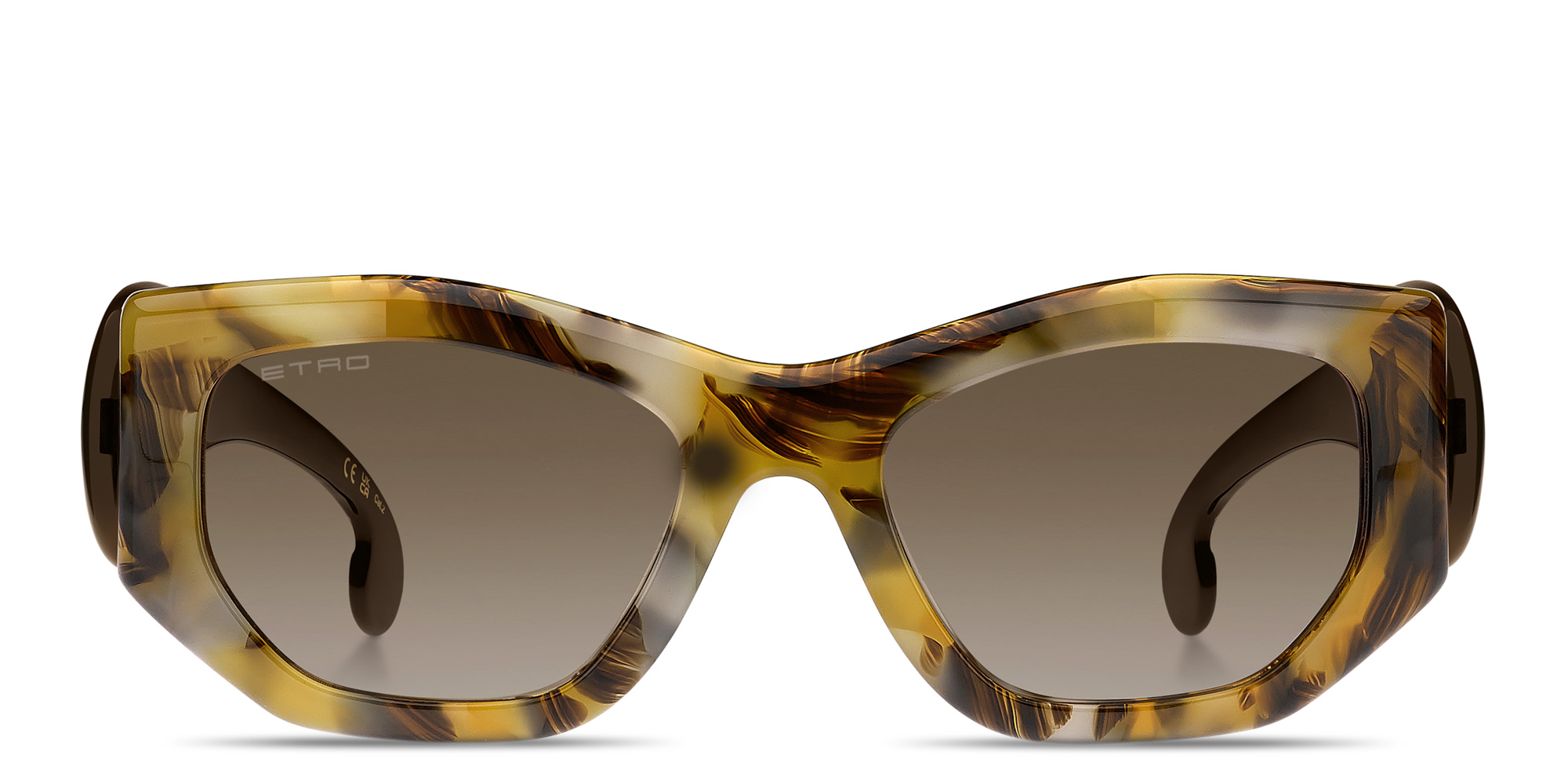 ETRO Paisley Cat-Eye Sunglasses in Brown – Product Photo 1