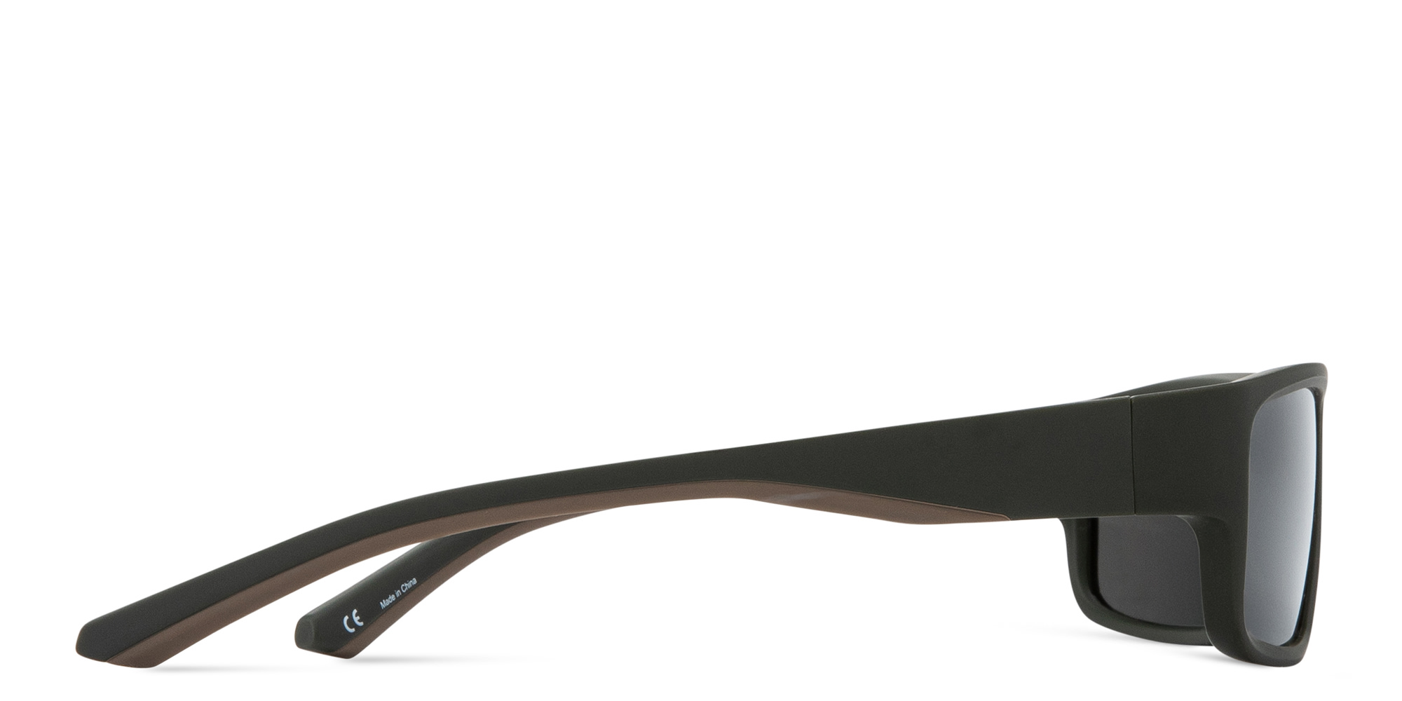 تسوق نظارات شمسية مستطيلة واسعة SPIN ON8 بلون أخضر داكن أونلاين.