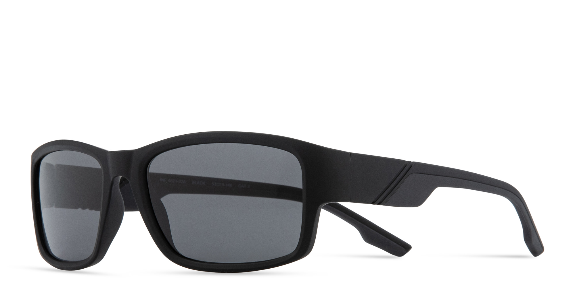 Shop SPIN ON8 Square Sunglasses in Black online.