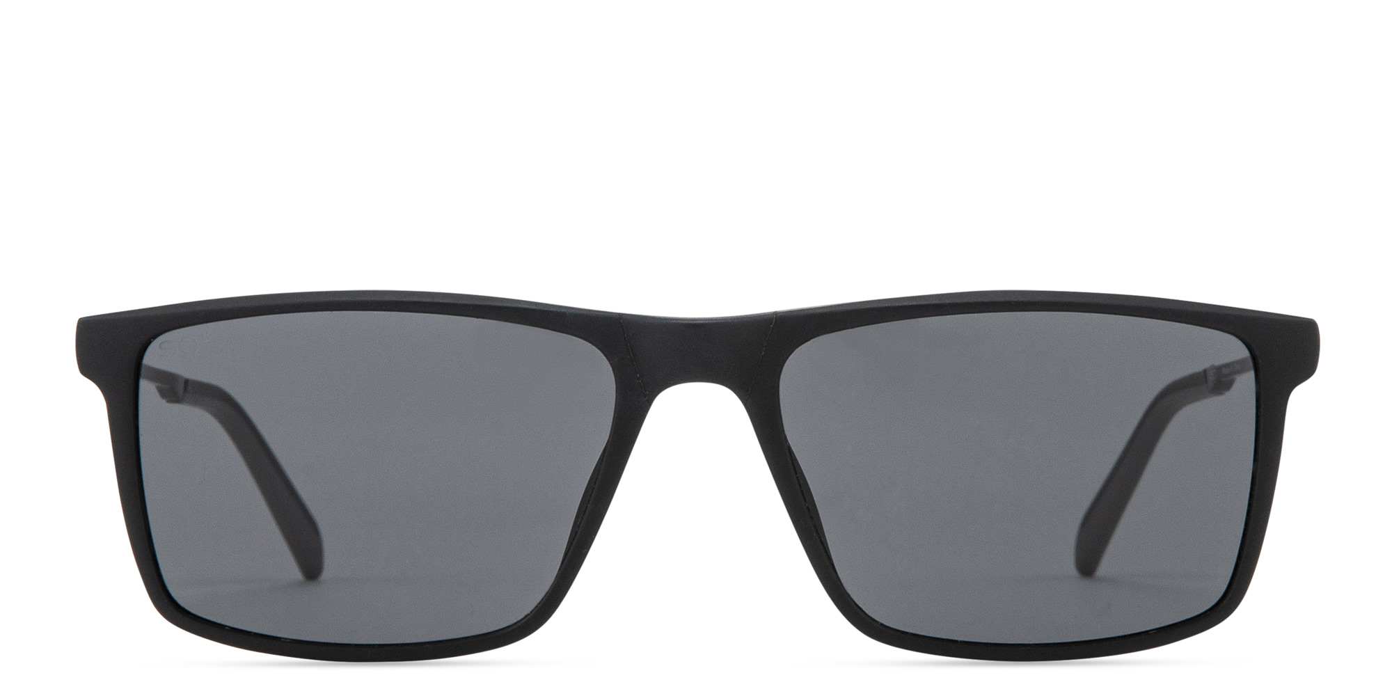 SPIN ON8 Rectangle Sunglasses in Black – Product Photo 1