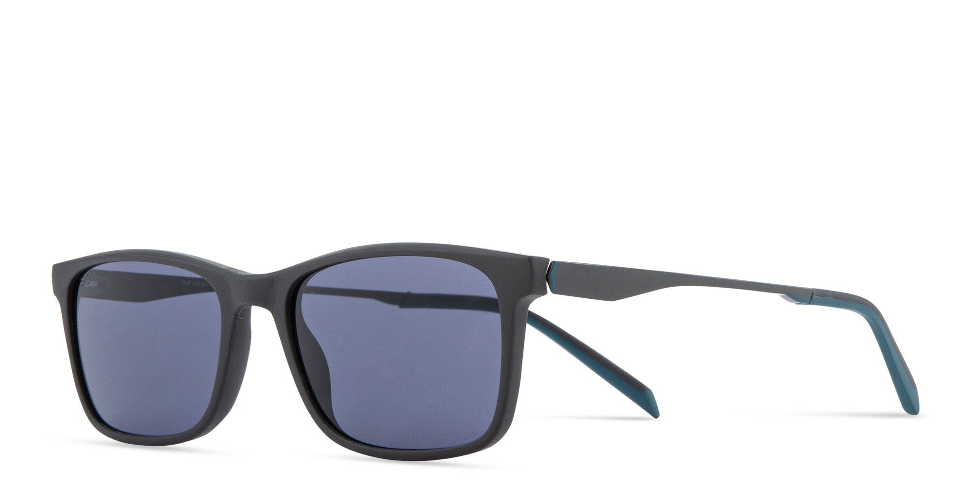 Shop SPIN ON8 Rectangle Sunglasses in Grey online.