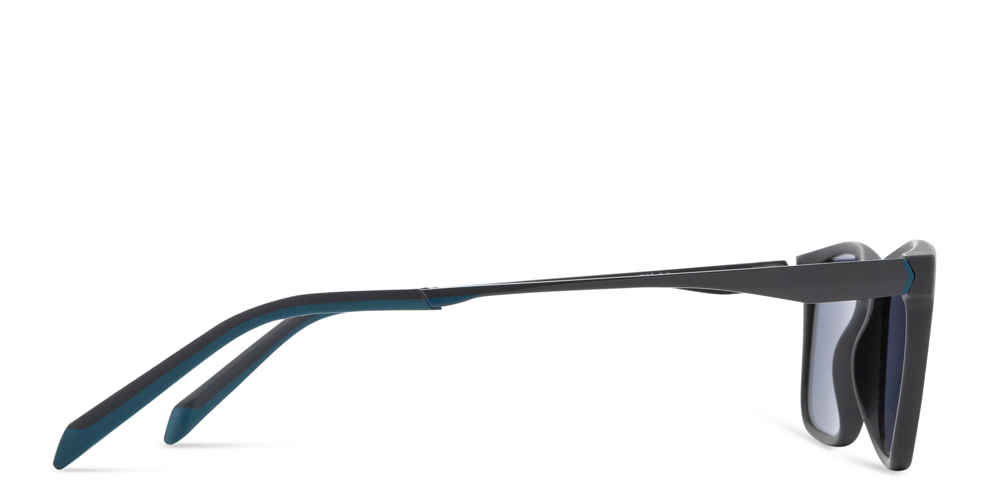 Shop SPIN ON8 Rectangle Sunglasses in Grey online.