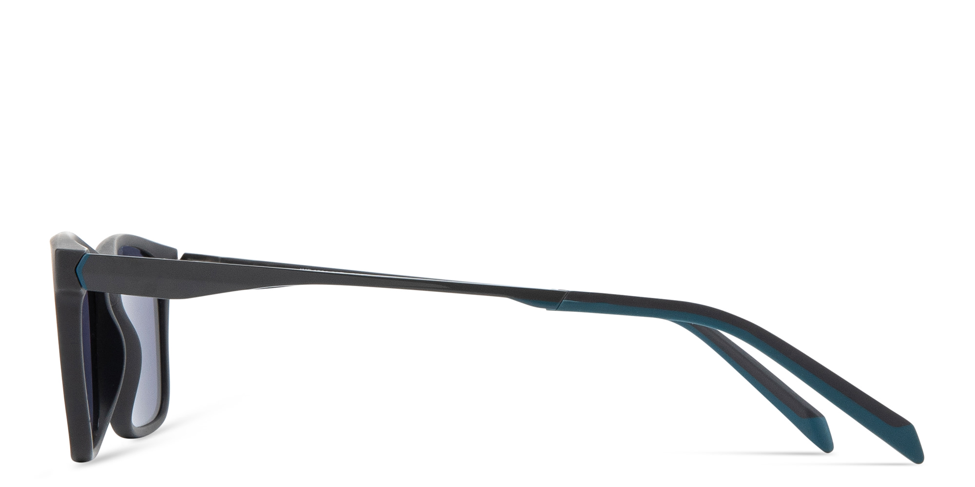 Shop SPIN ON8 Rectangle Sunglasses in Grey online.